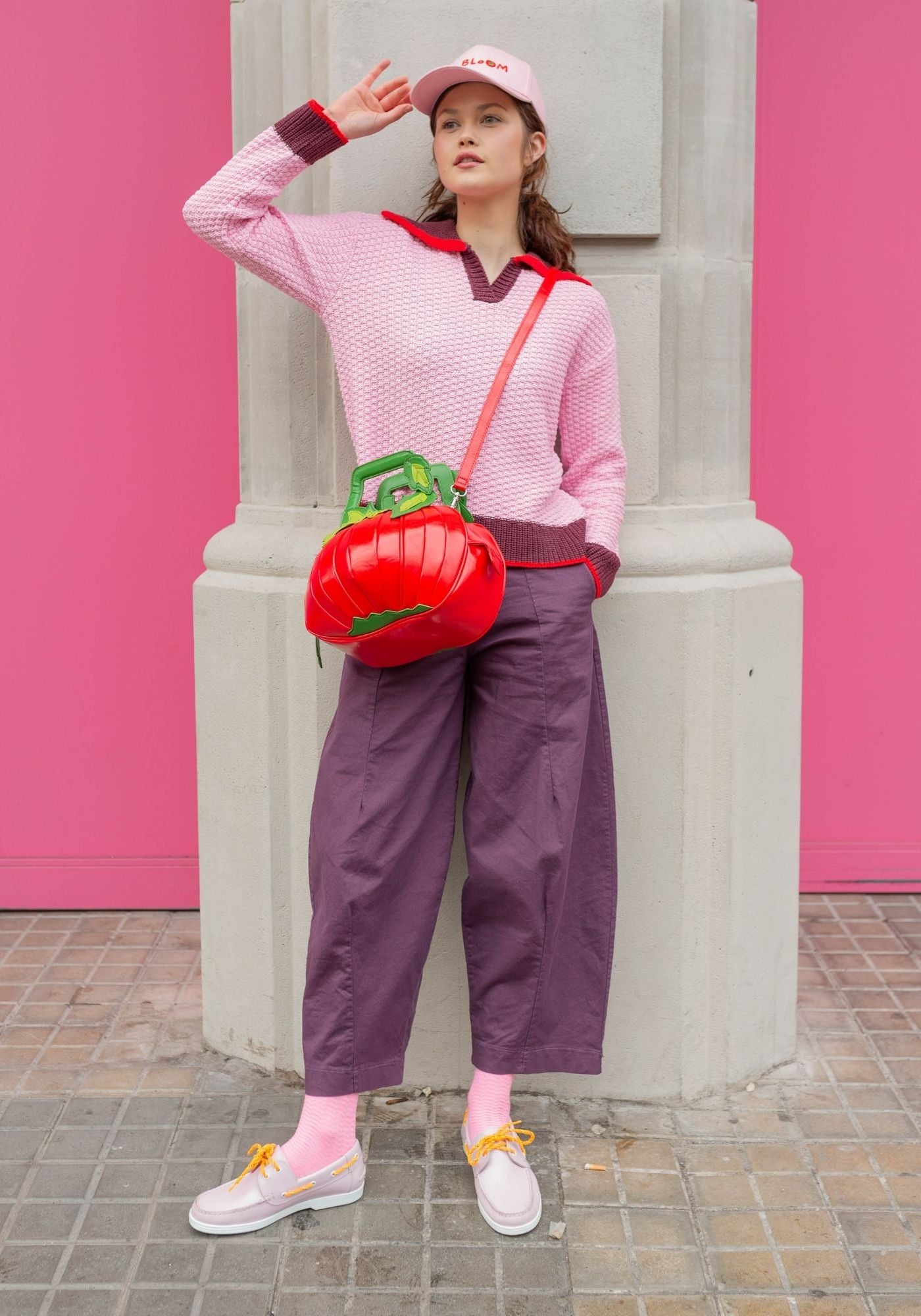 Eggplant Dado Trousers