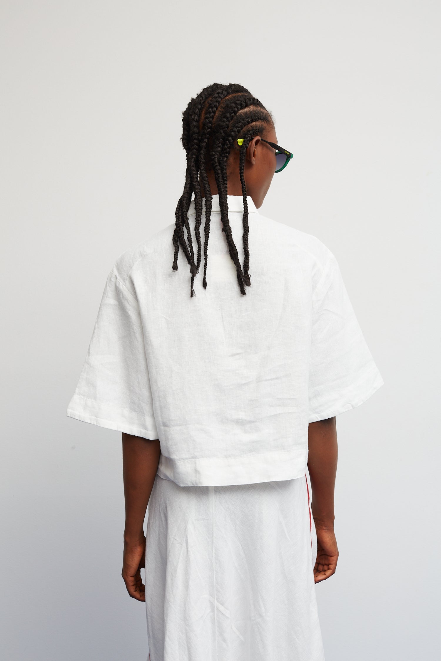 Chemise Cherry Blanche