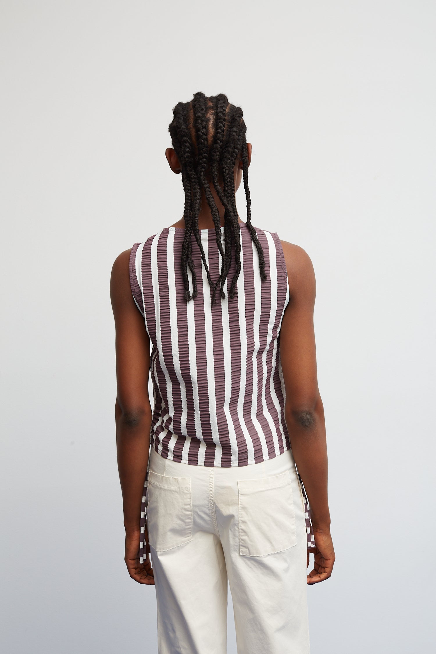 Travel Top Aubergine