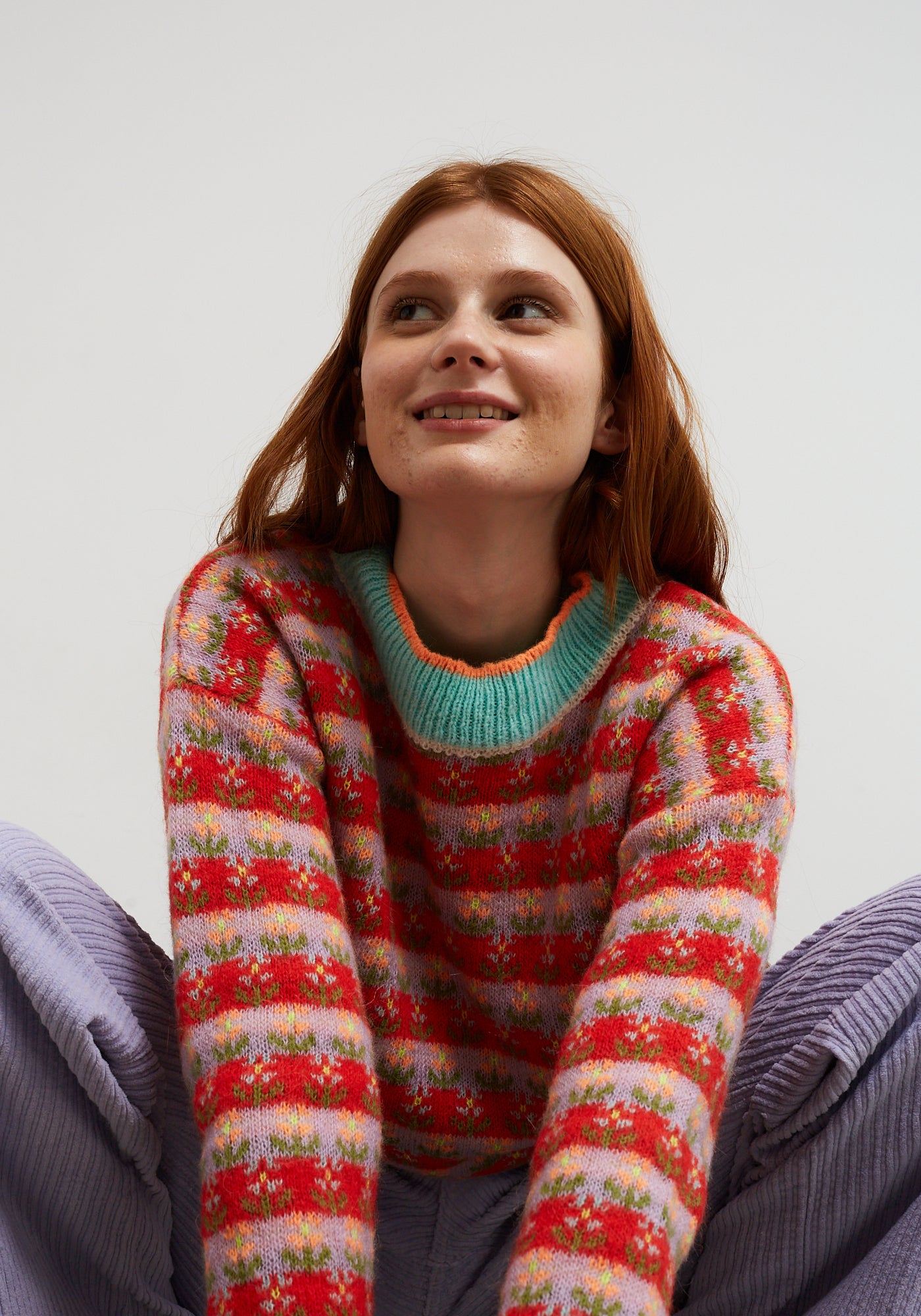 Sweater Blossom Red