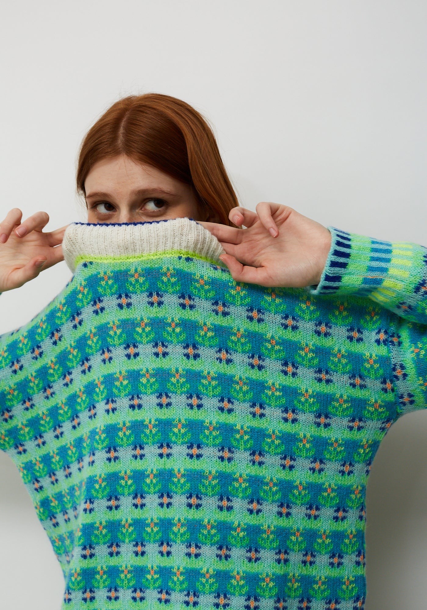 Blossom Pullover Blau