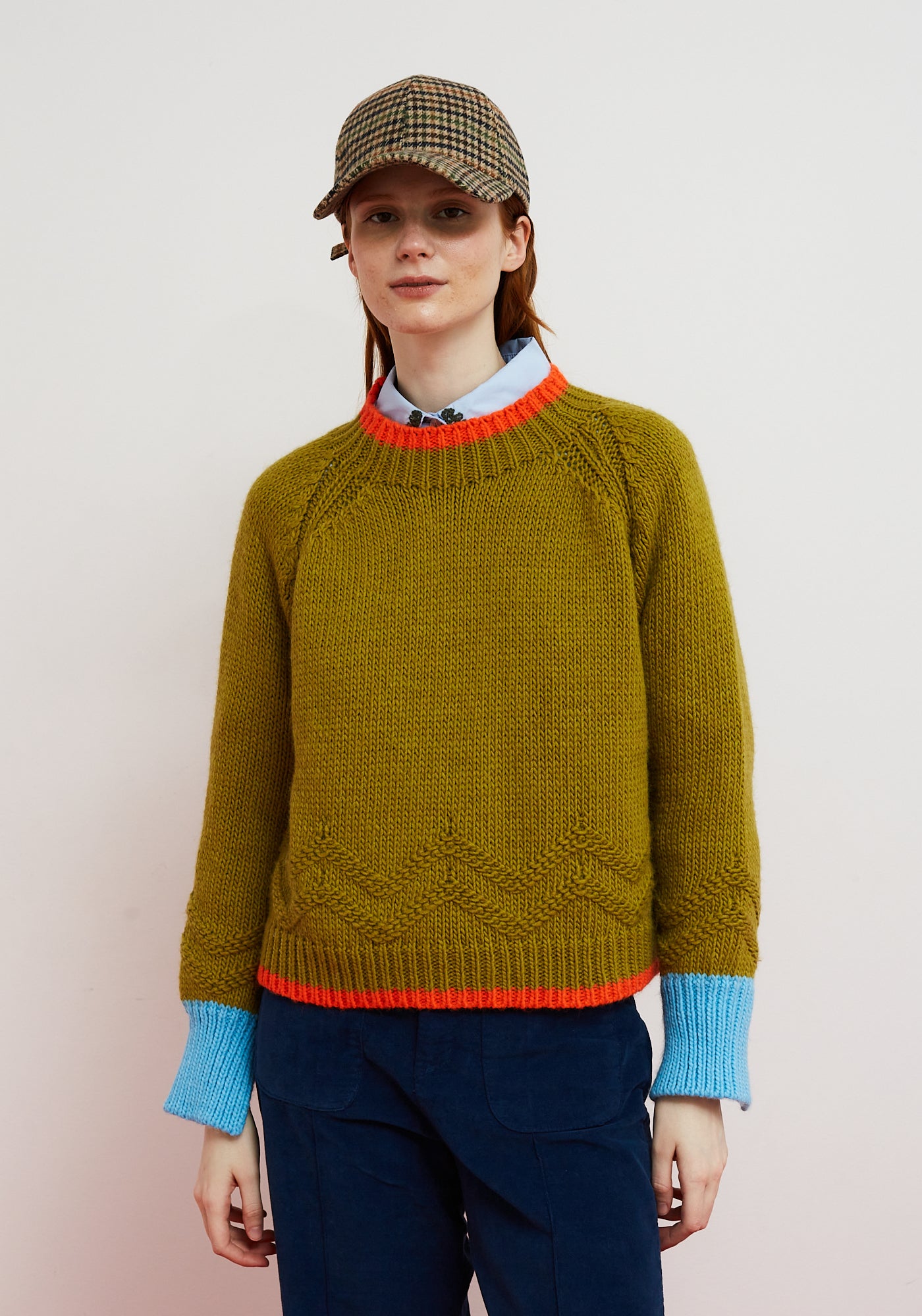 Ochre Serpentine Sweater