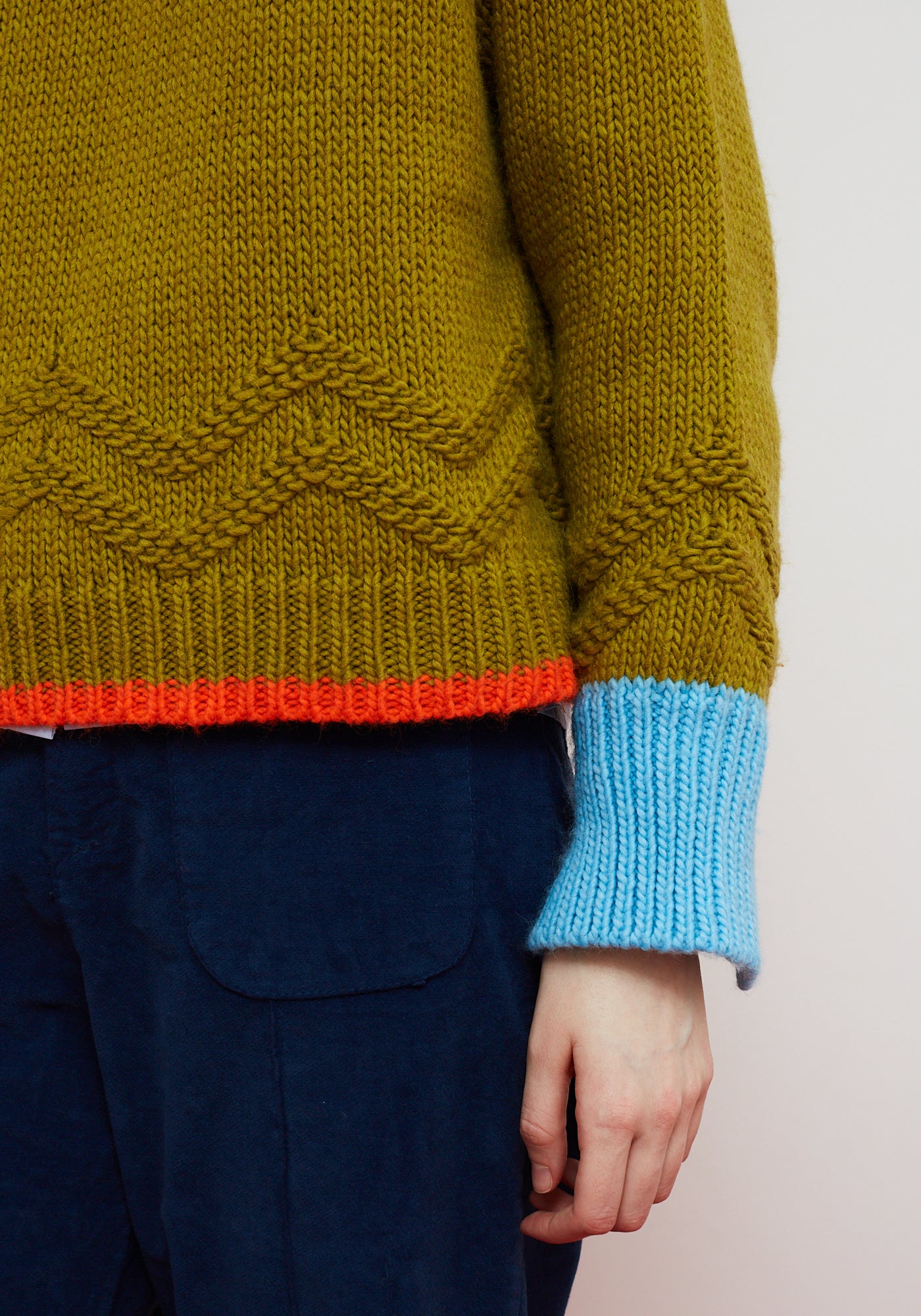 Serpentine Pullover Ocker