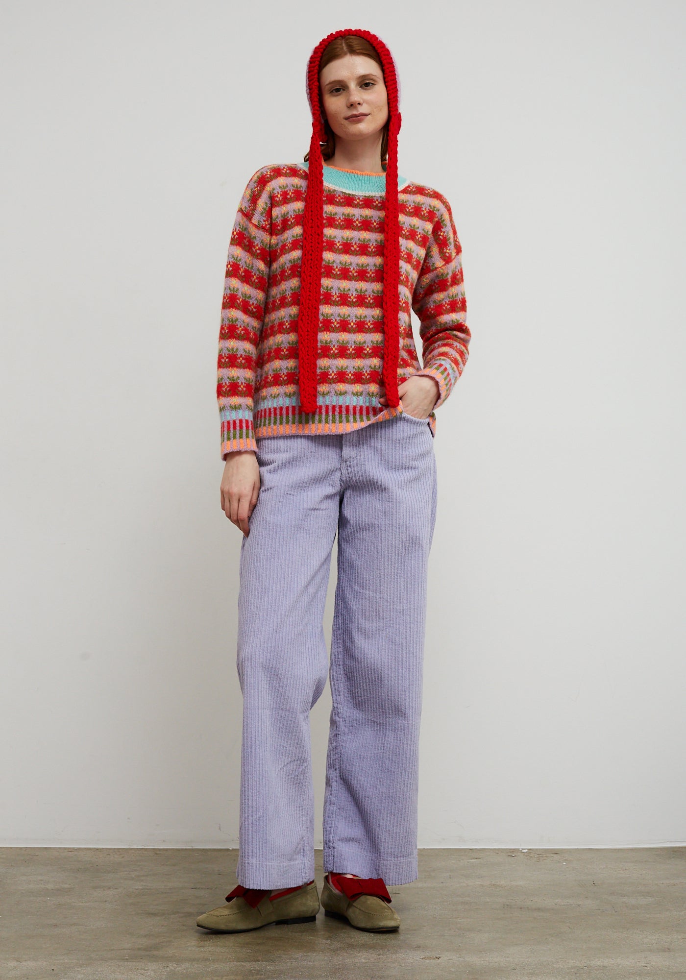 Sweater Blossom Red