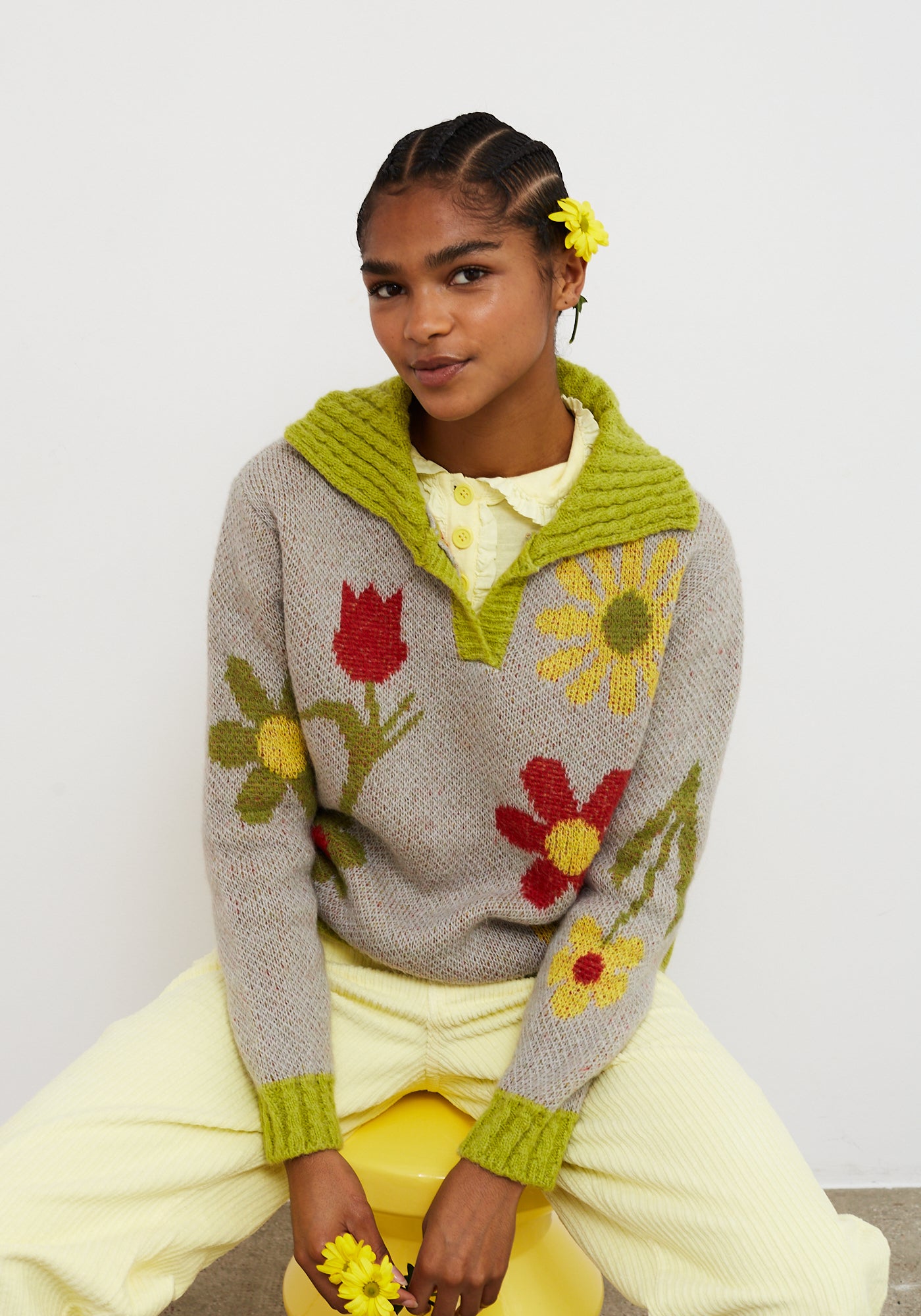 Jersey Daisy Grau