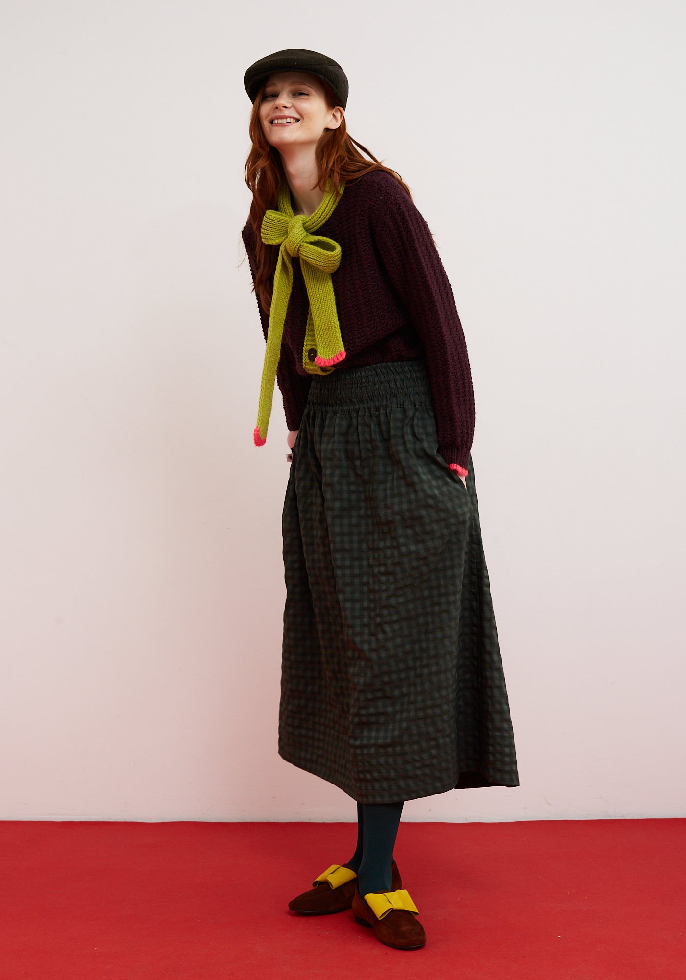 Grace Cardigan Aubergine