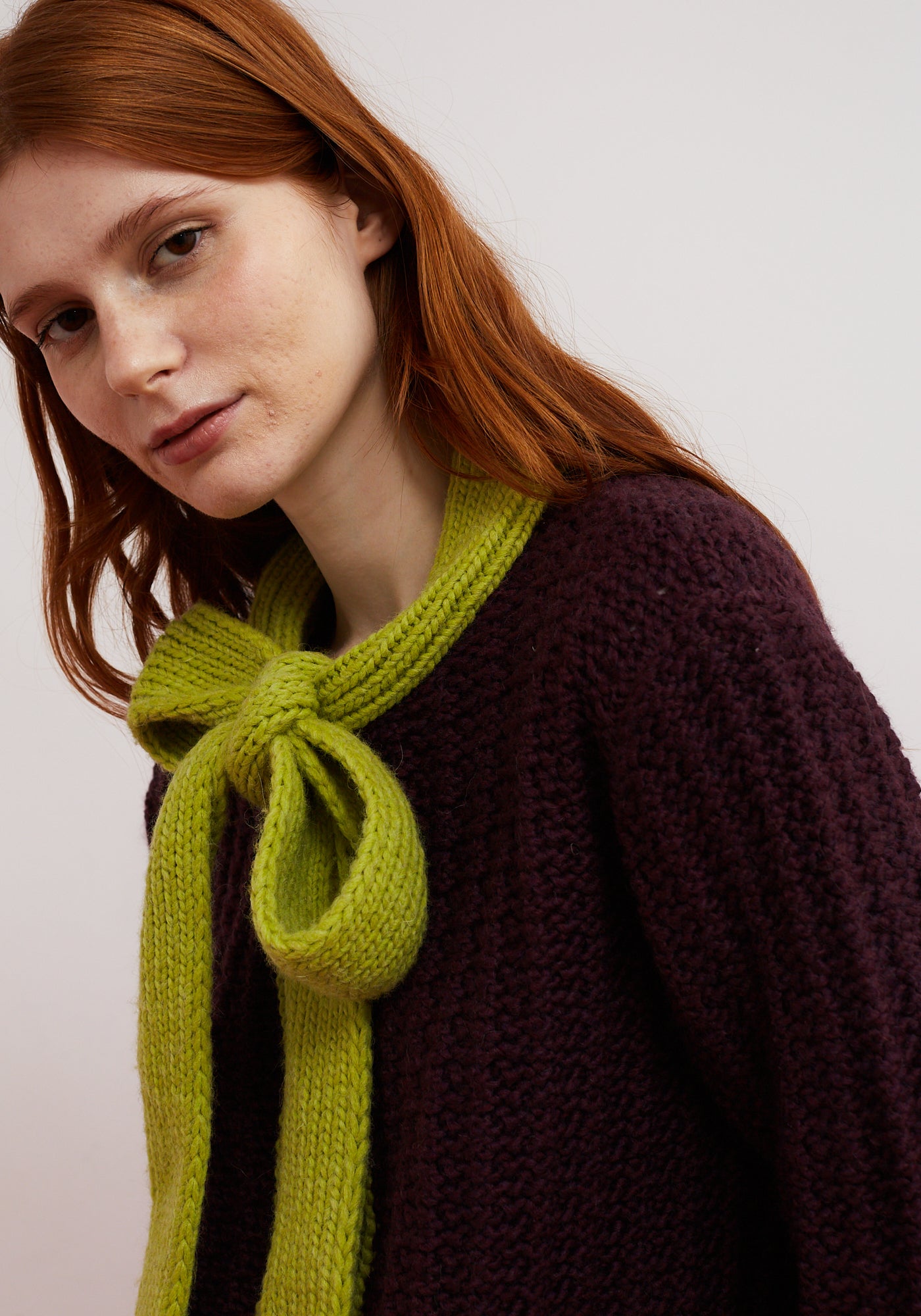 Cardigan Grace Melanzana
