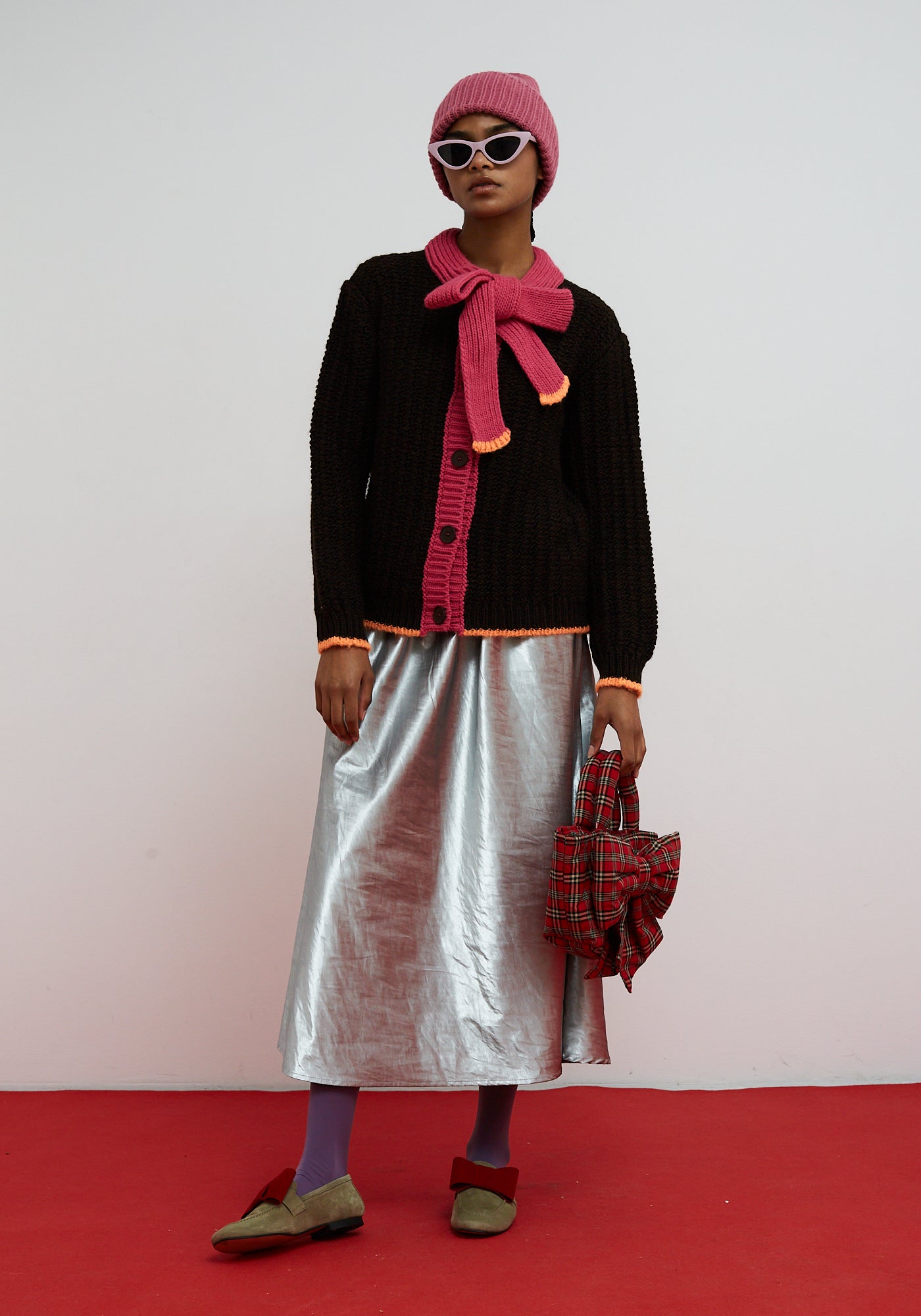 Cardigan Grace Marrone