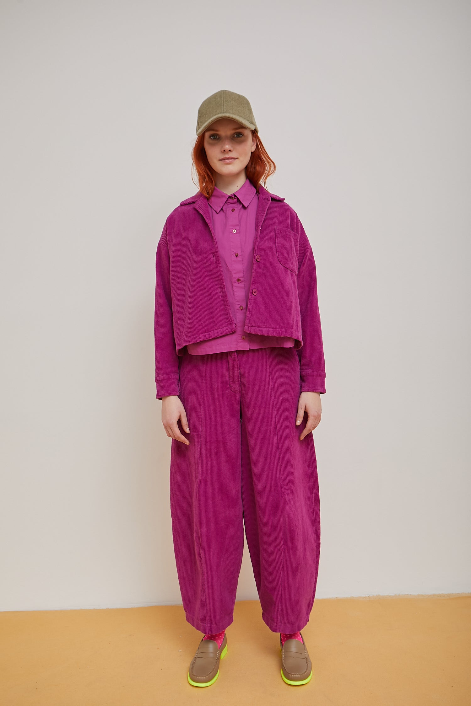 Raspberry Dado Pants