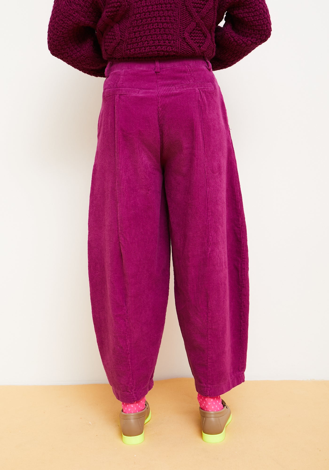 Raspberry Dado Pants