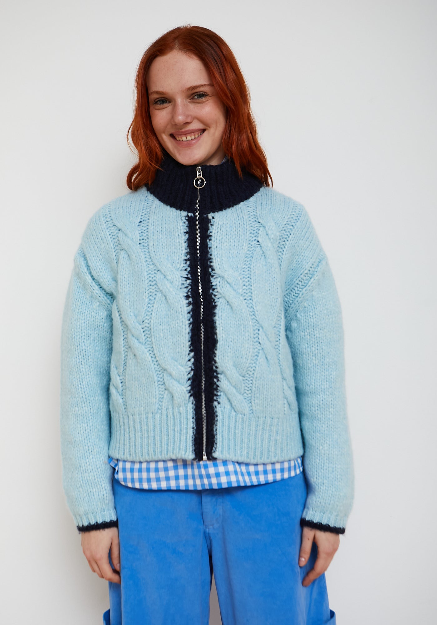 Cardigan Jammy Himmelblau