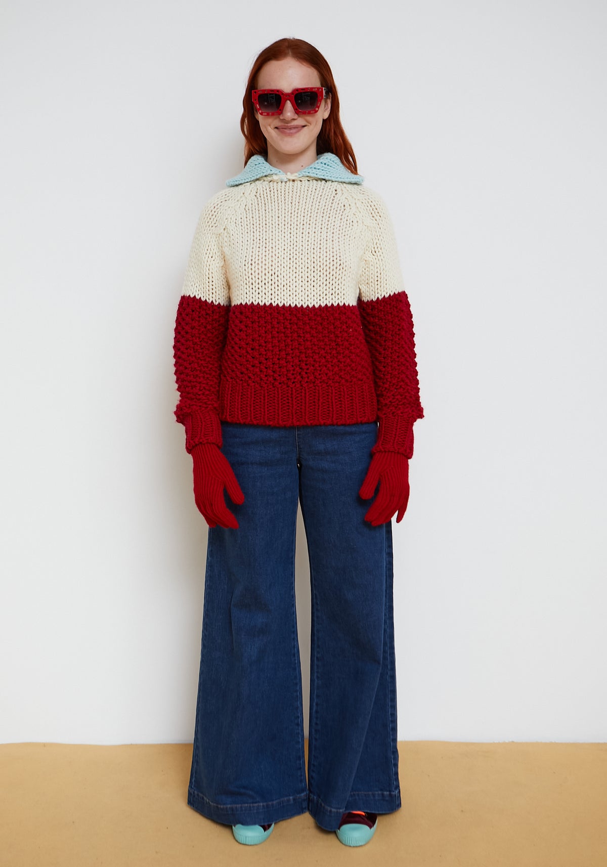 Glase Pullover Rot