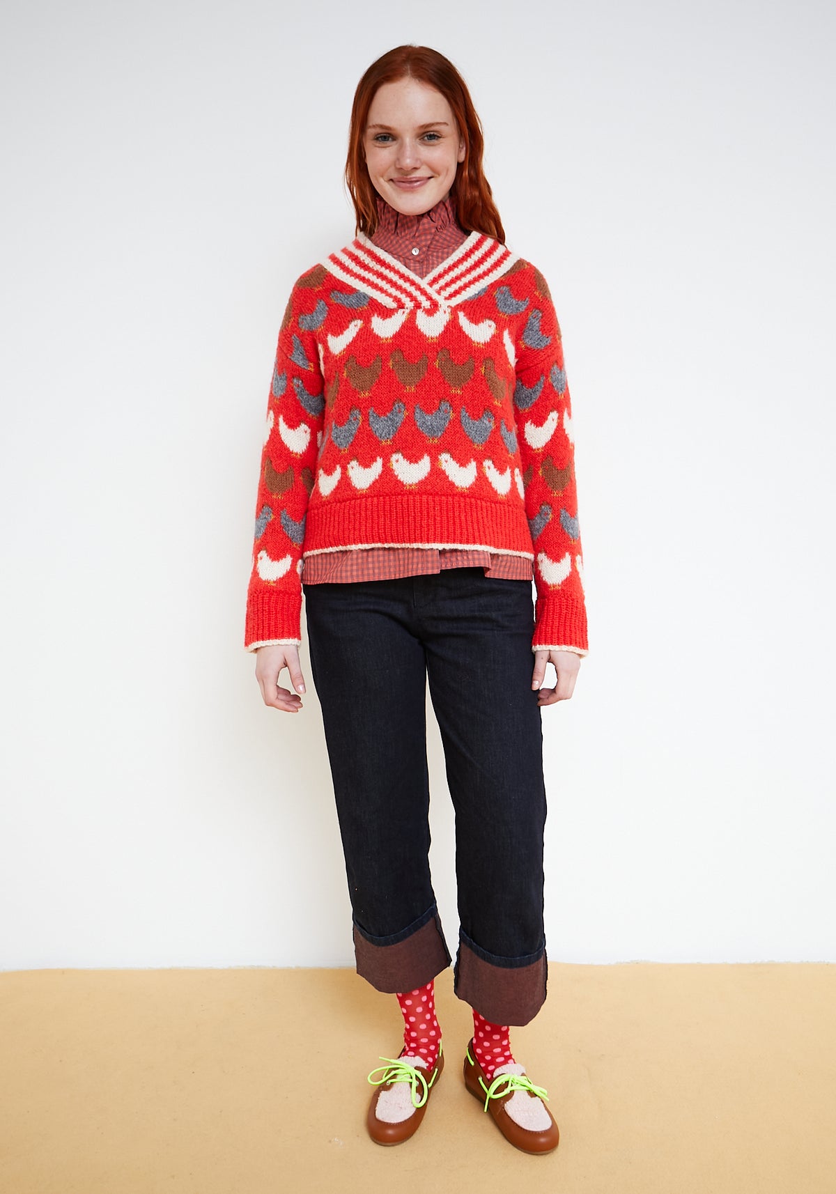 Chirp Pullover Rot
