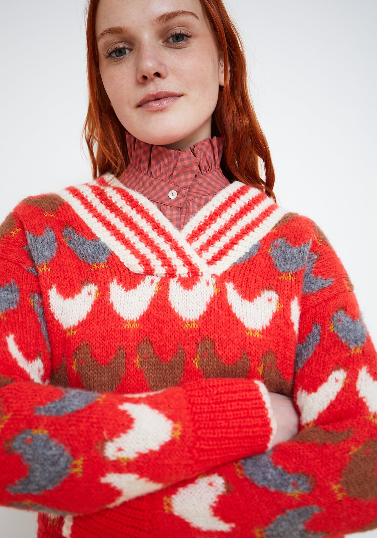 Chirp Pullover Rot