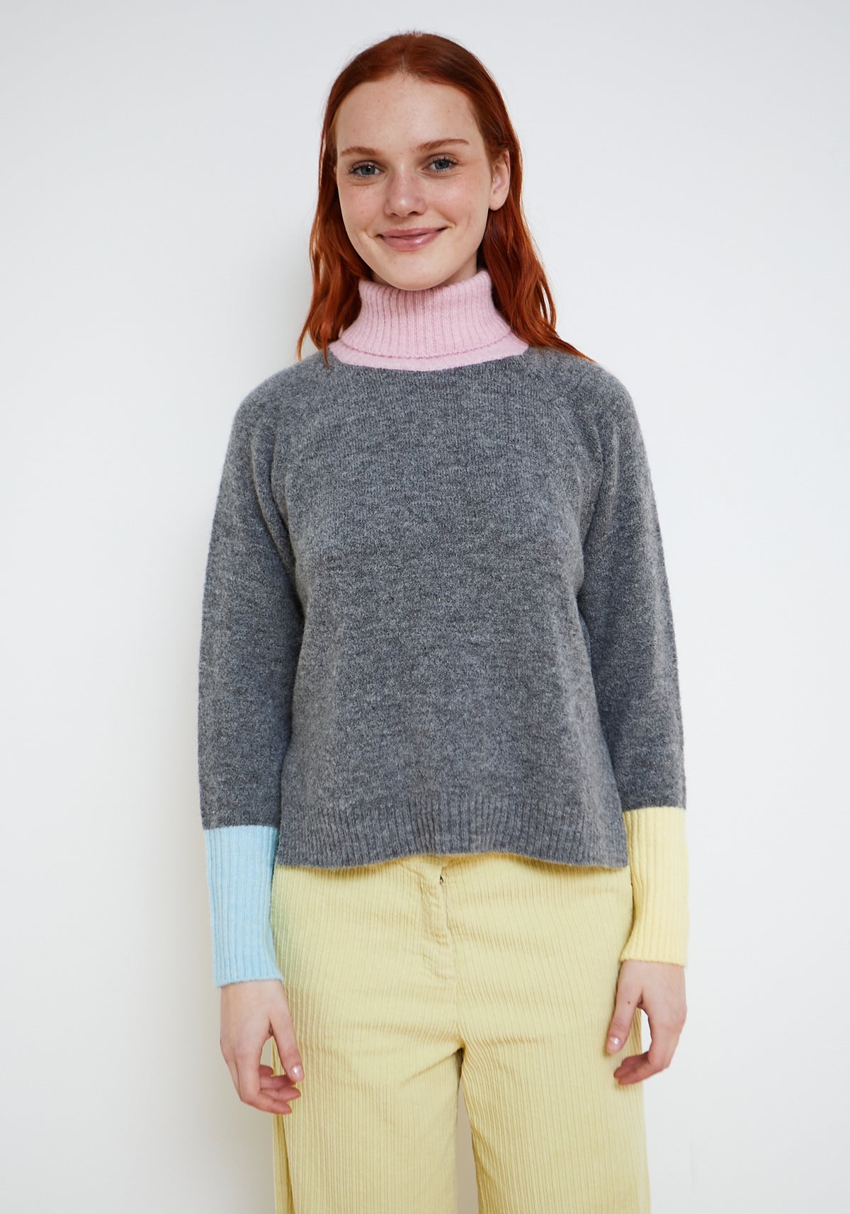 Grey Giggle Sweater