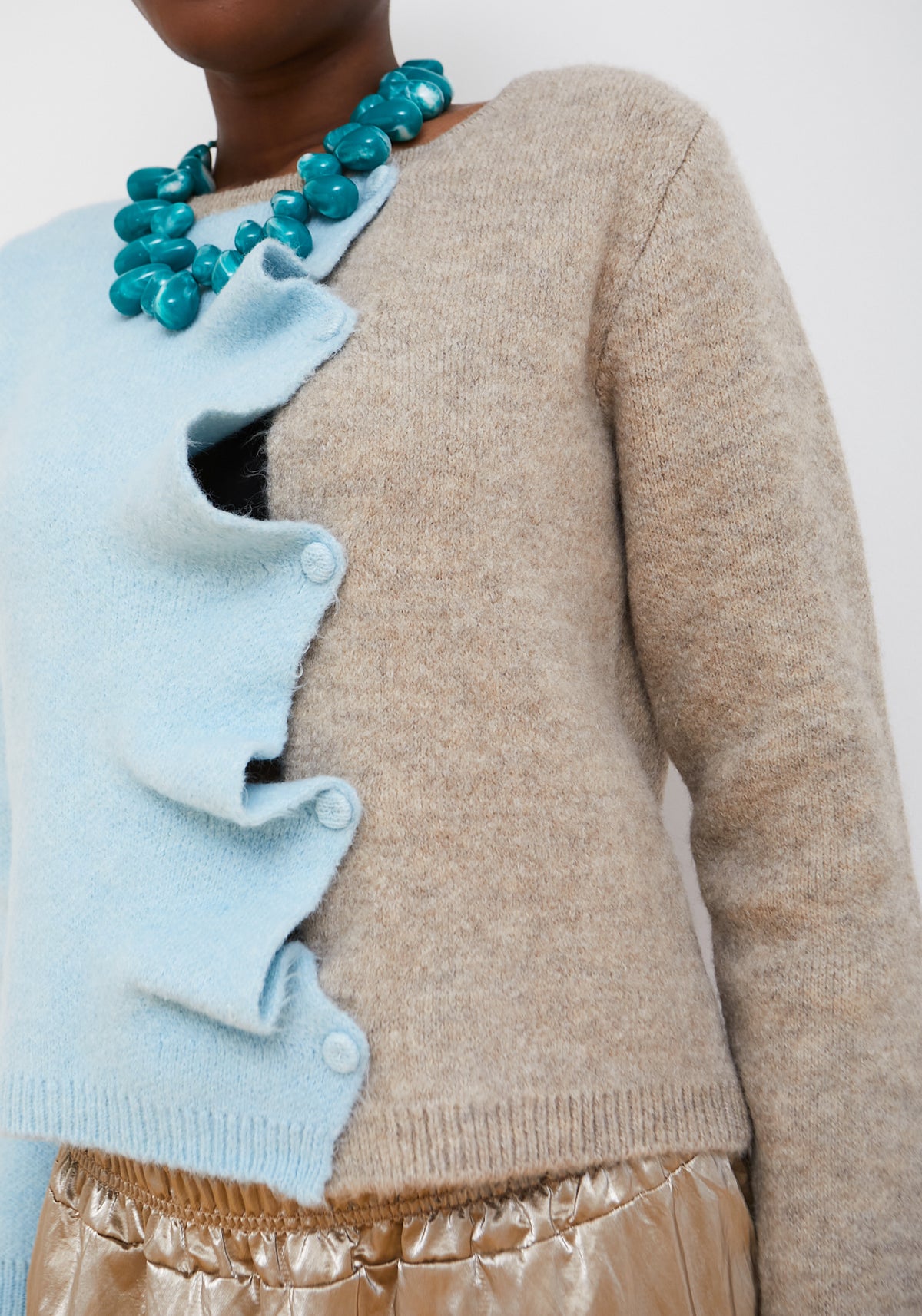 Biscuit Cardigan Himmelblau