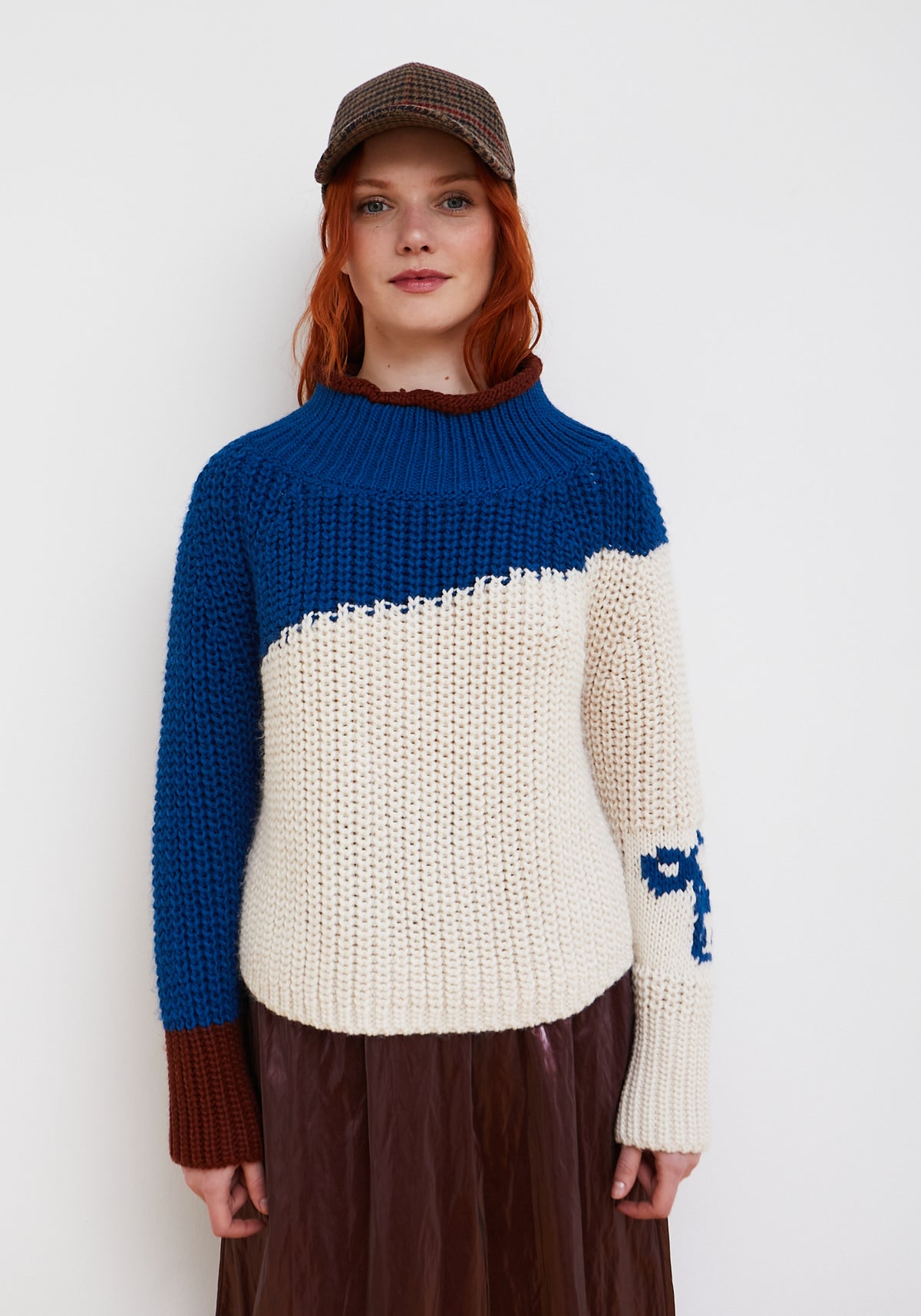 Navy Blue Mow Sweater