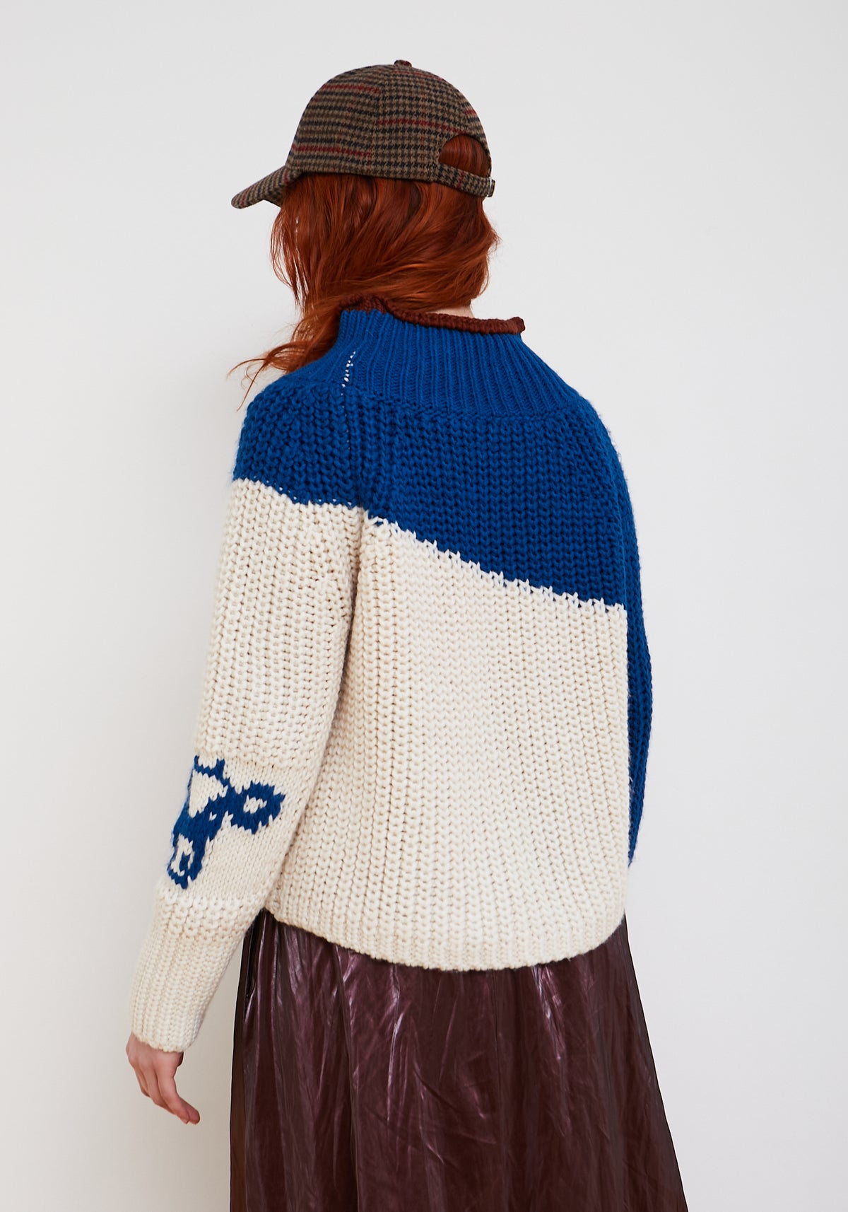 Navy Blue Mow Sweater