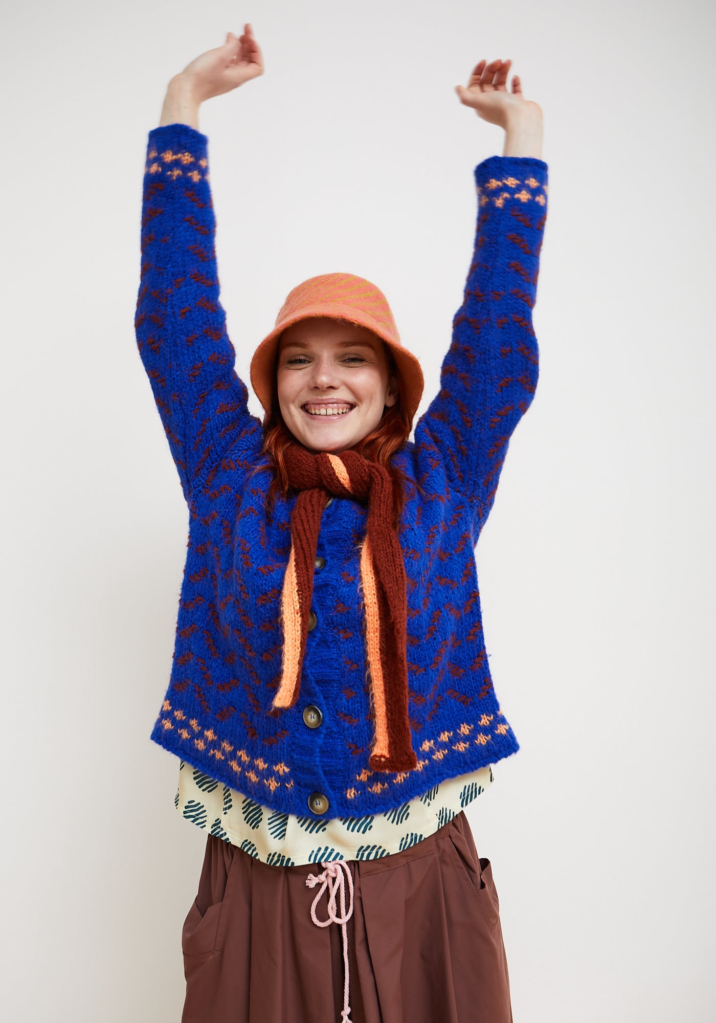 Jersey Cardigan Darling Azul