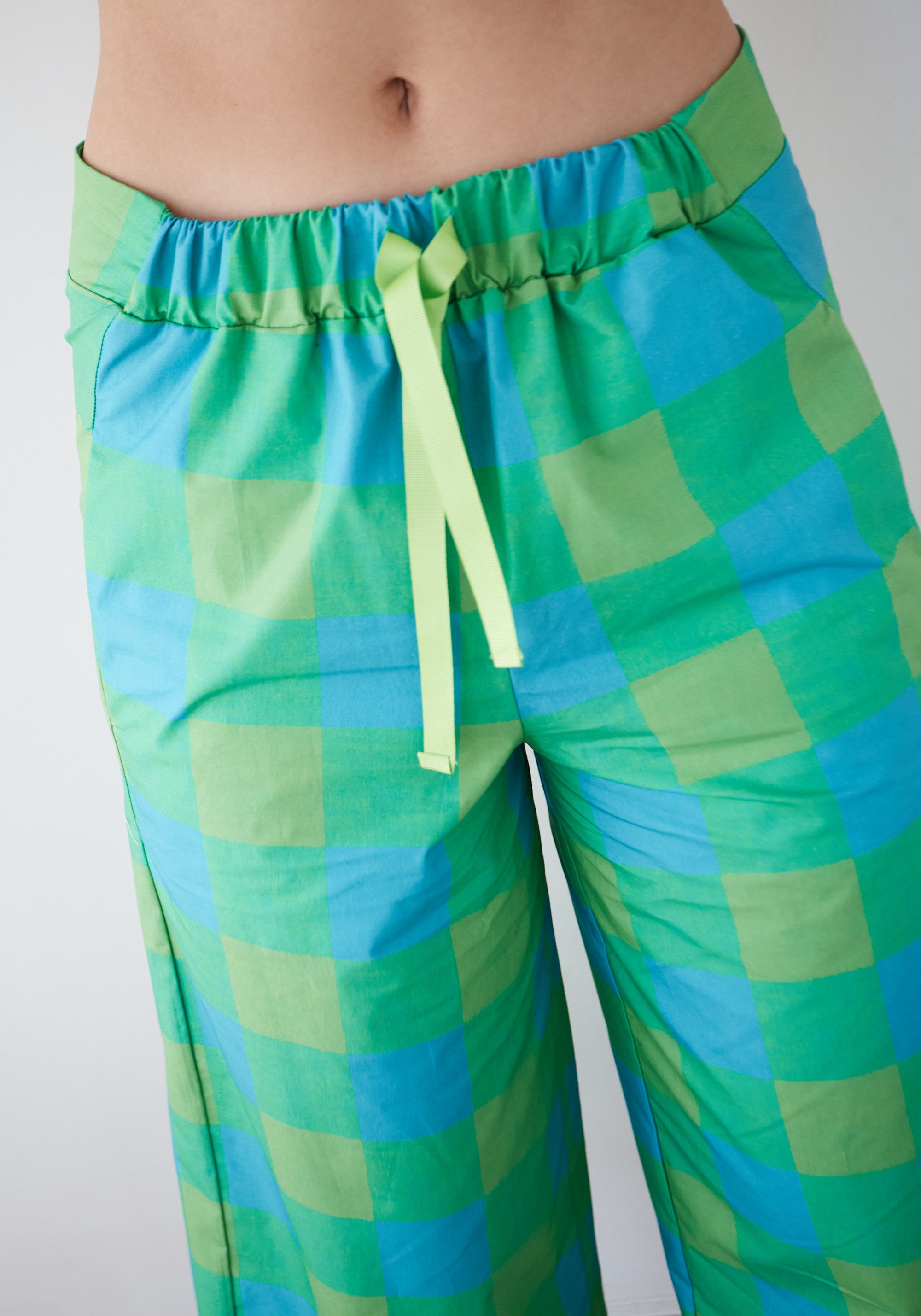 Pantalon Vichy Bomba Vert