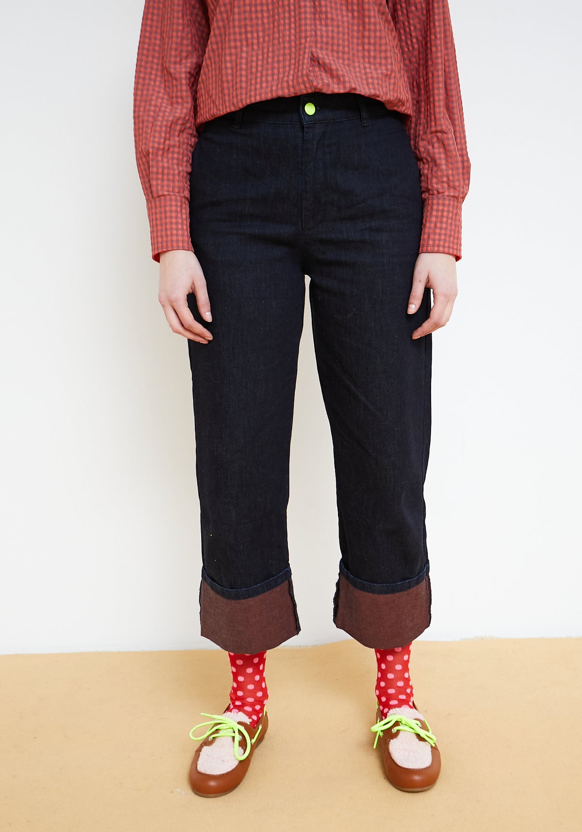 Pantalon Jenga Marron
