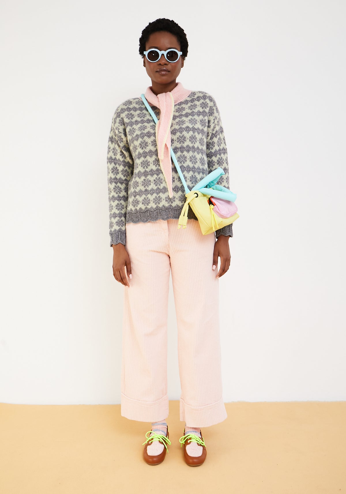 Cowboy Pullover Rosa