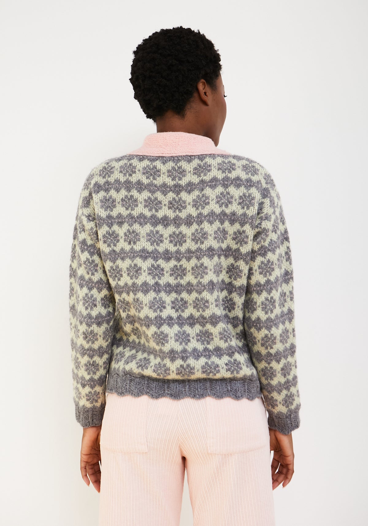 Cowboy Pullover Rosa
