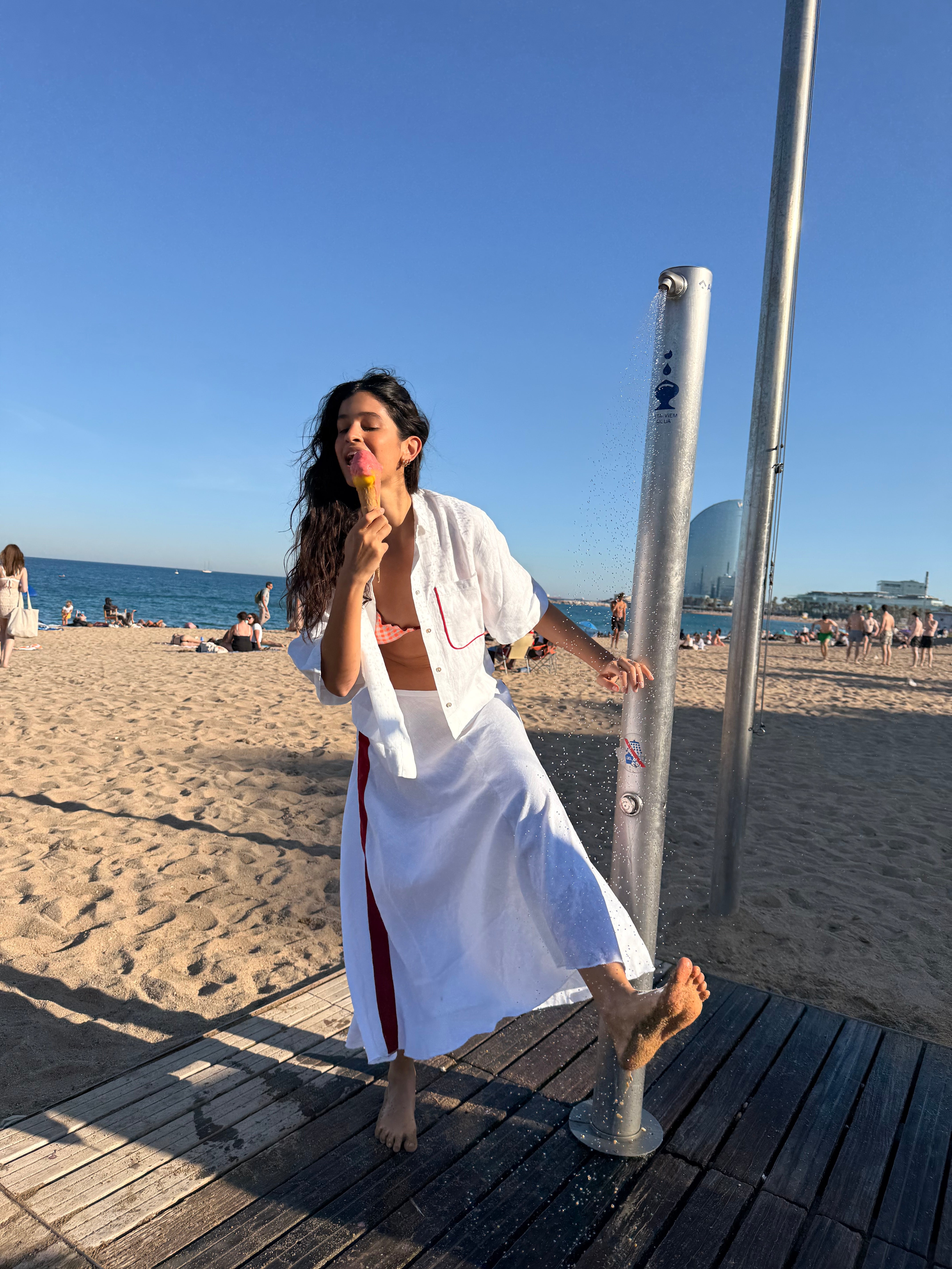 Falda Croquet Blanco