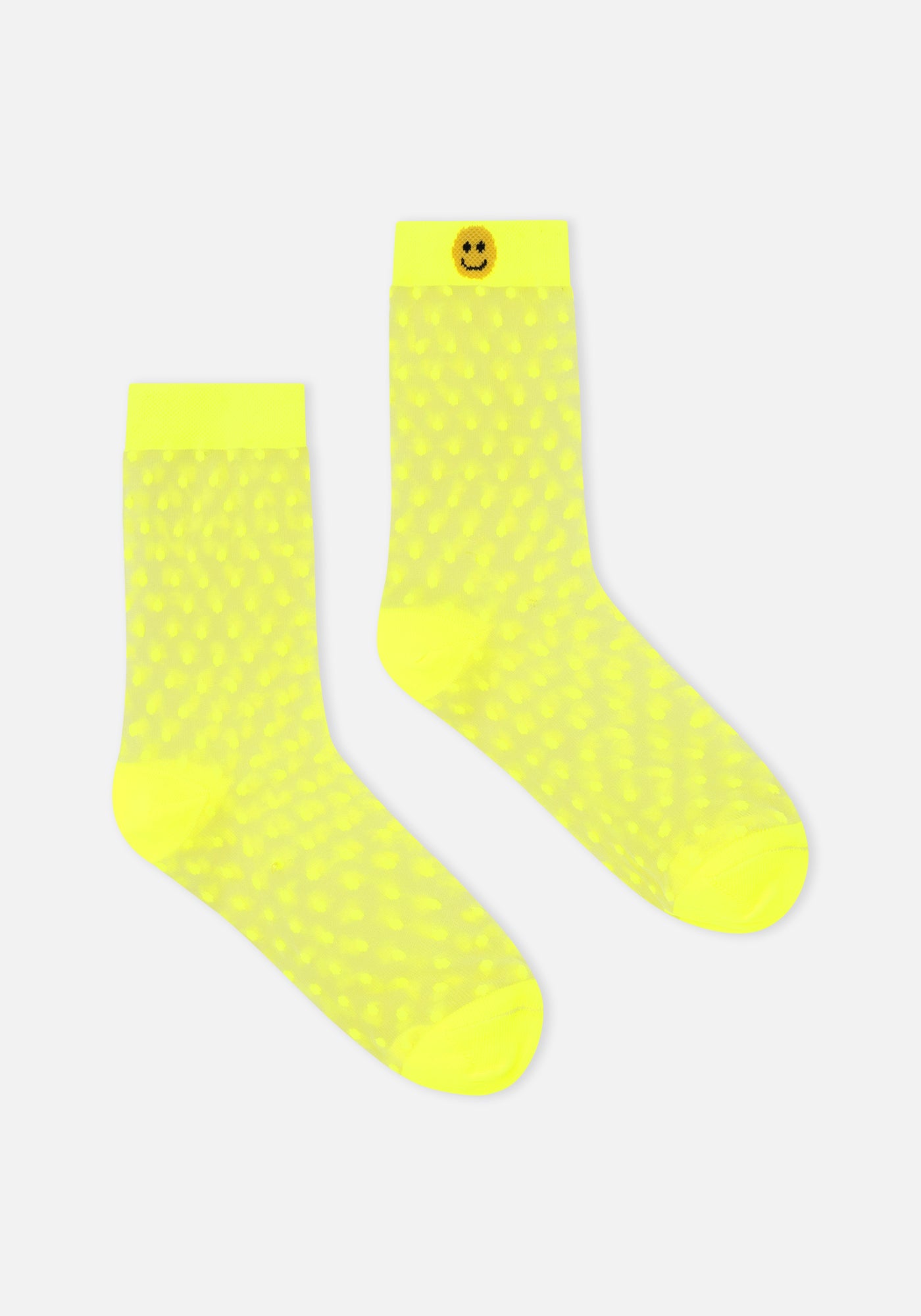 Chaussettes Null Jaune Fluo