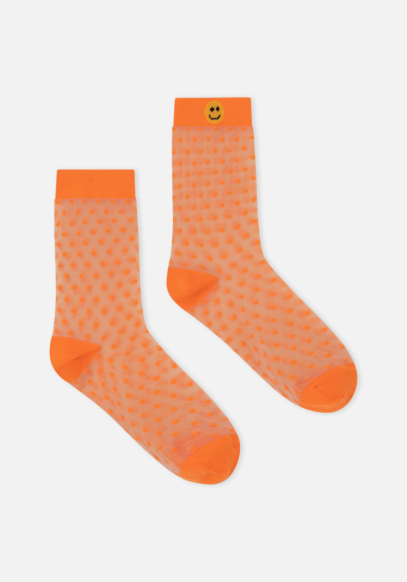 Chaussettes Null Orange Fluo