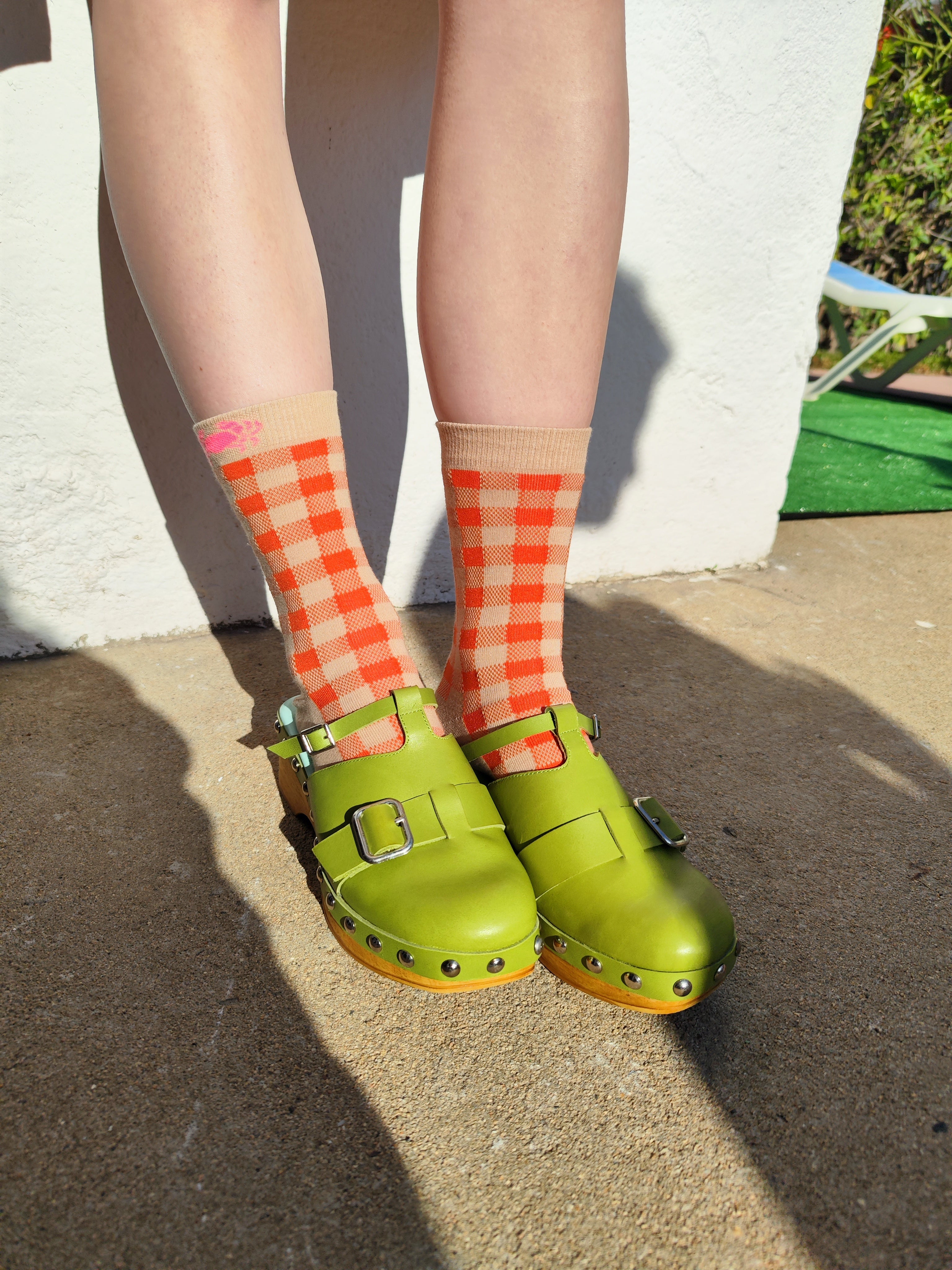 Grüner Kuss-Clog