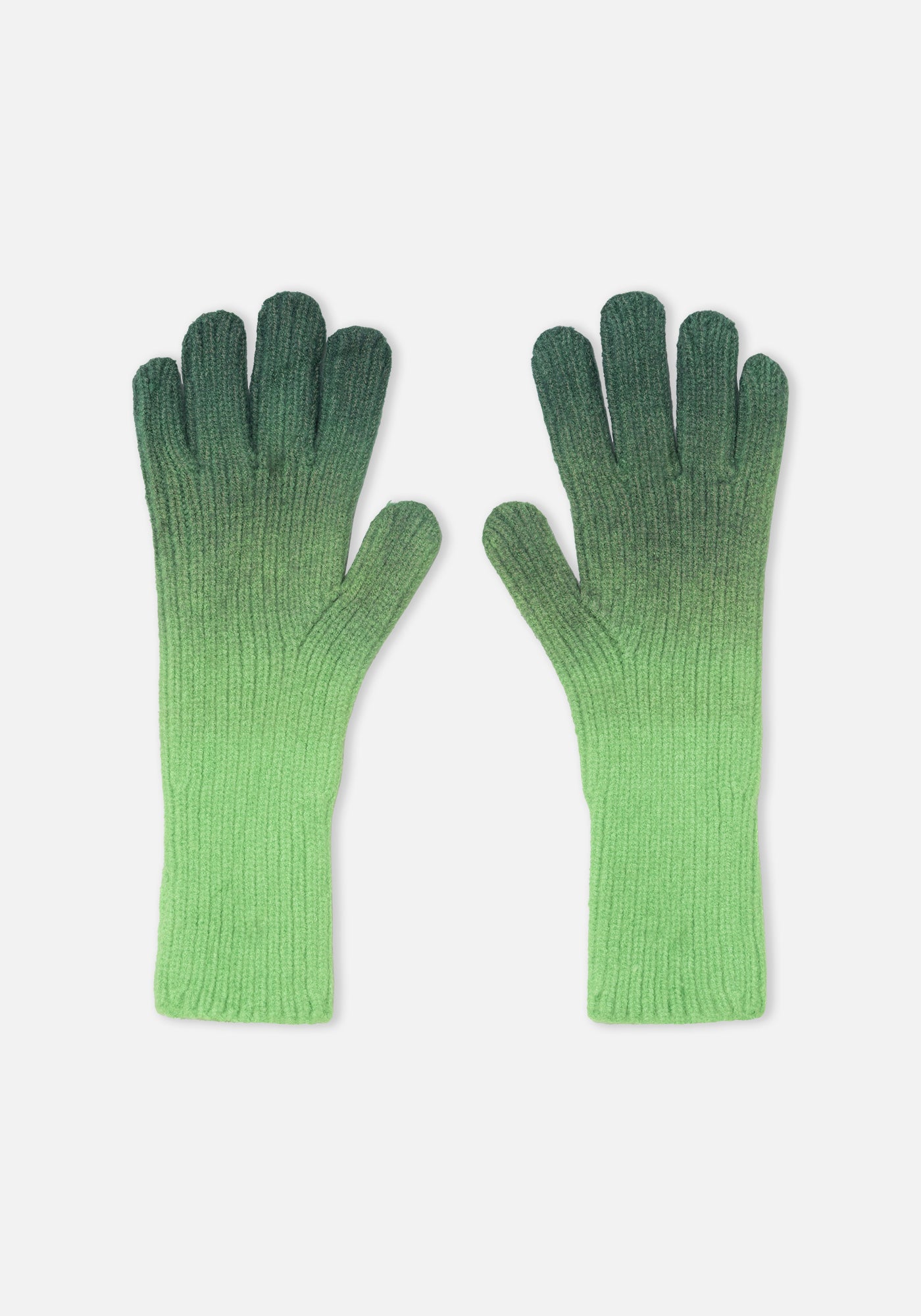 Gradient Green Gloves