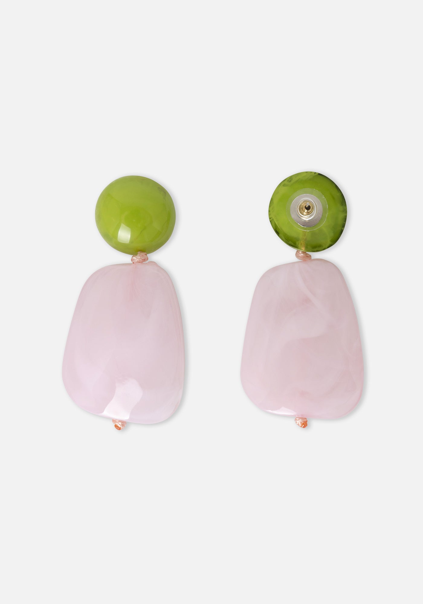 Pendiente Piedra Rosa