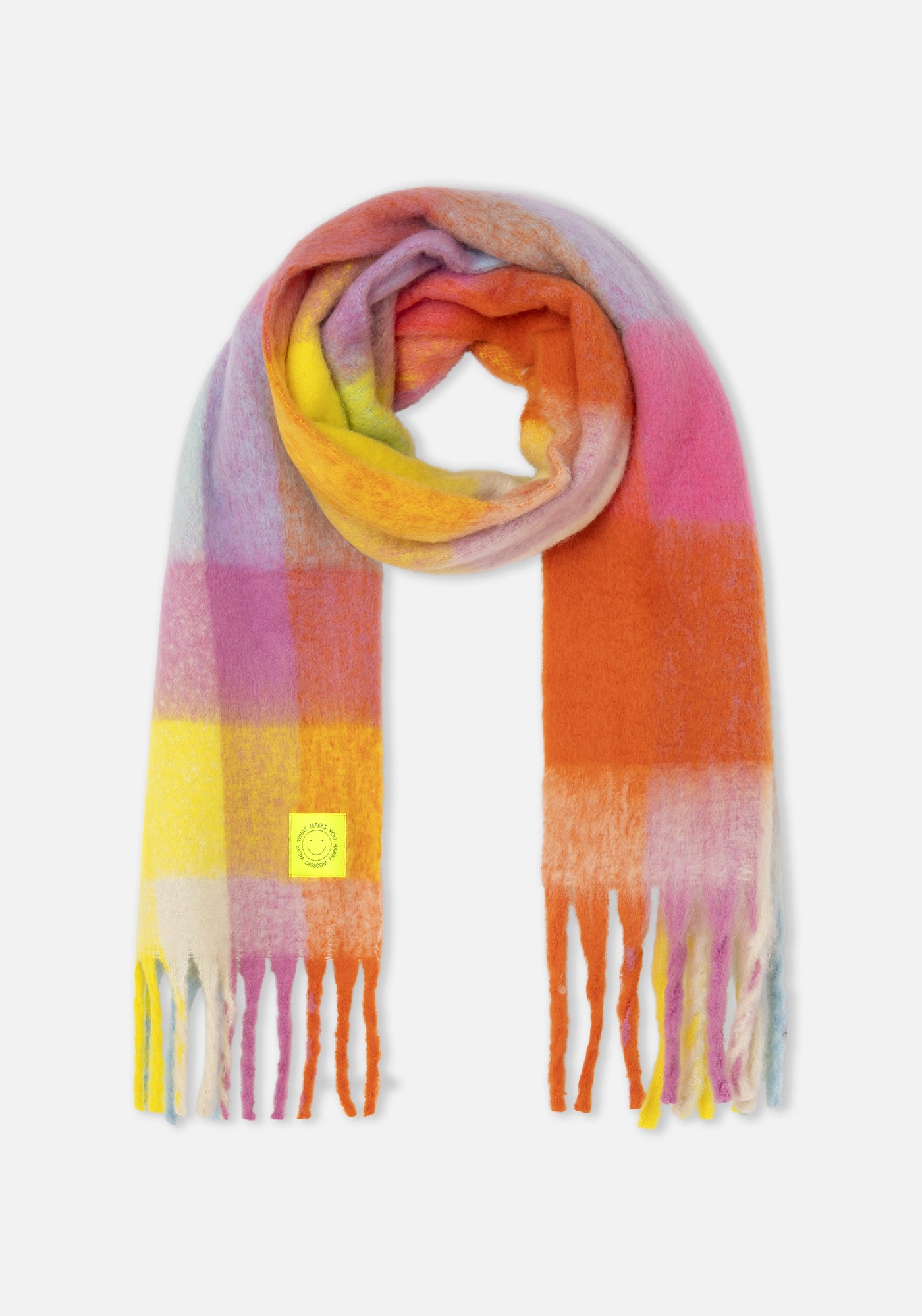 Bufanda Cuadros Multicolor