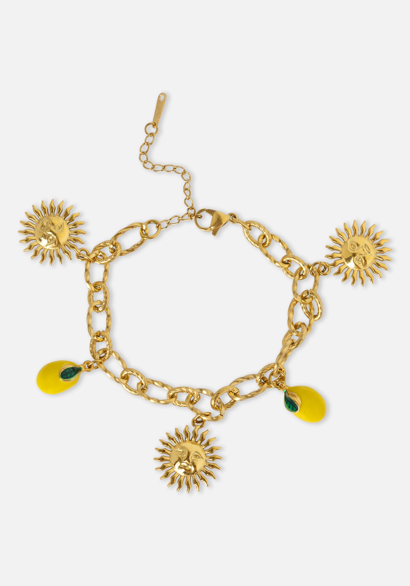 Charm chain bracelet