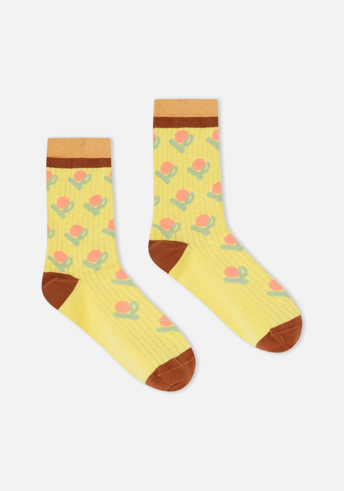 Fleur Socken Gelb