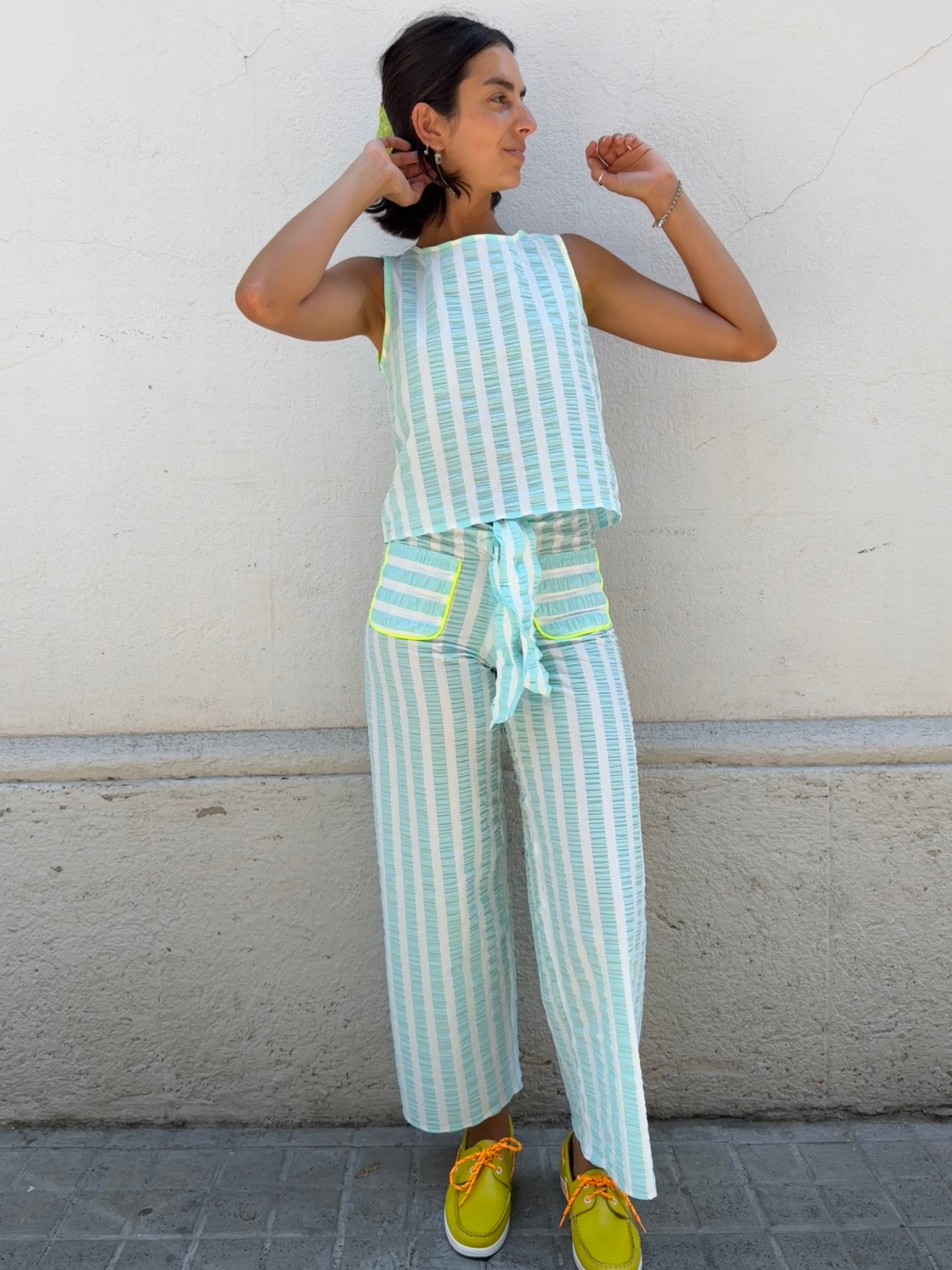 Corps Ana Rayé Aqua