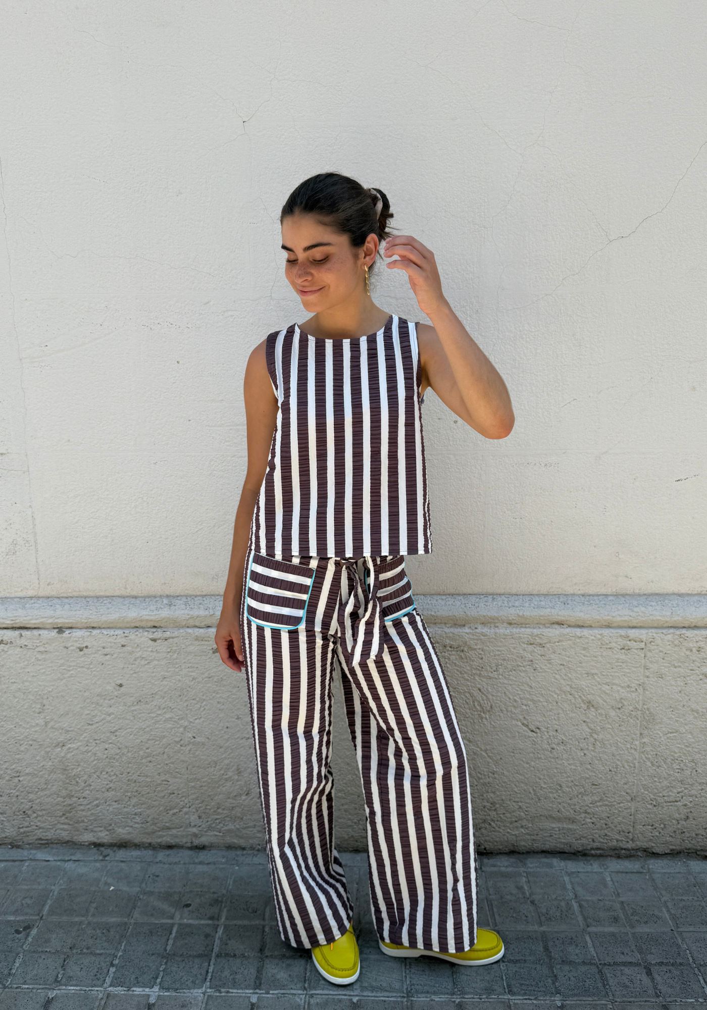 Lazo Hose Aubergine 
