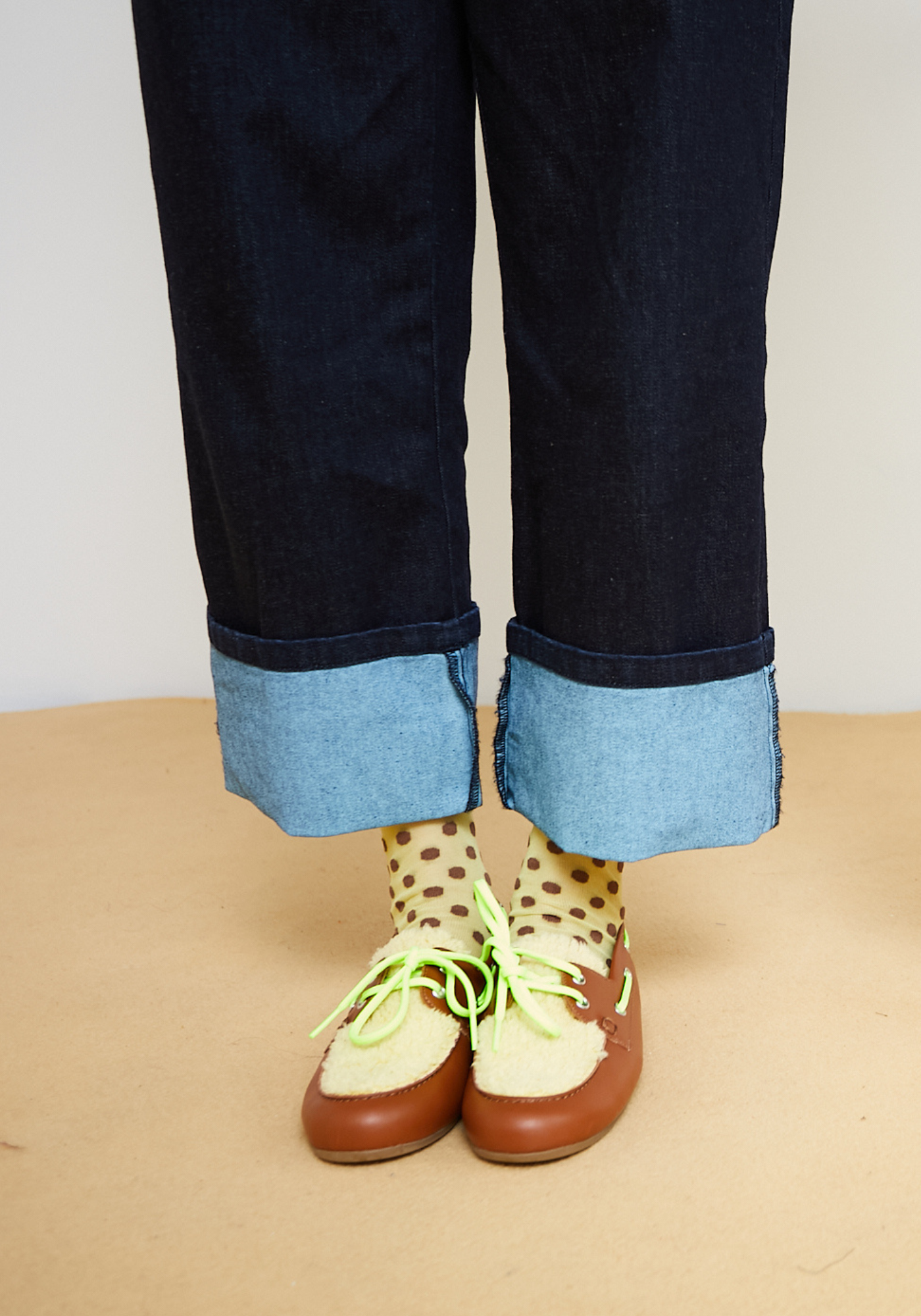Yellow PolkaDot Socks