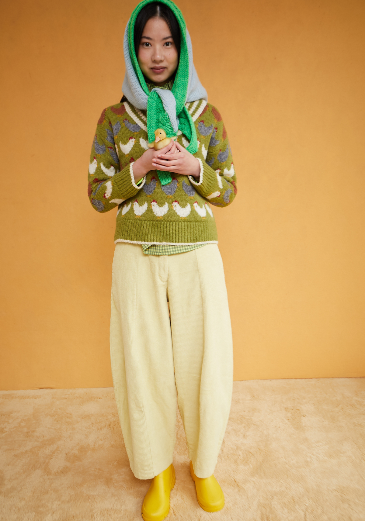 Pantaloni Dado Giallo