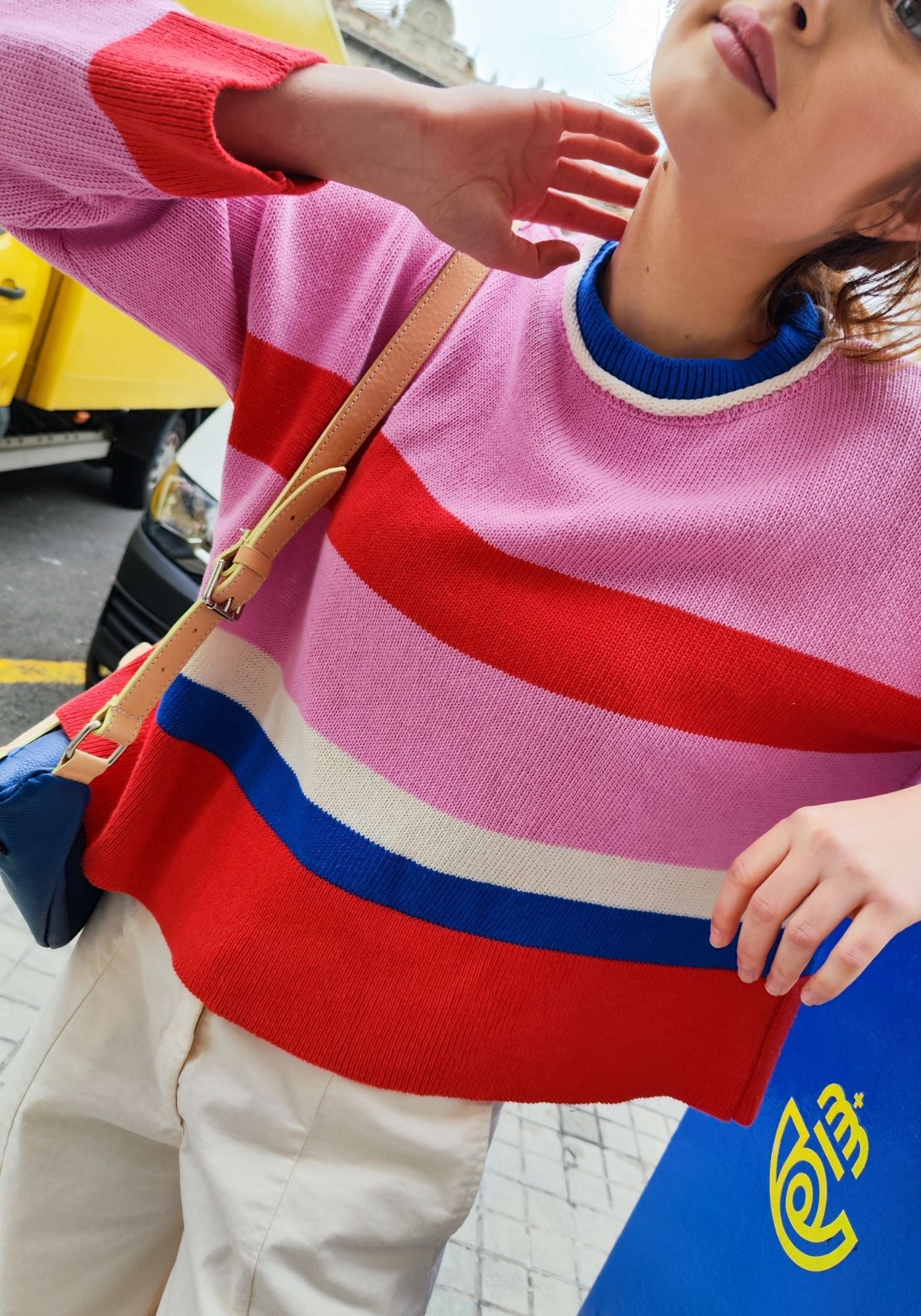 Pink Solete Sweater
