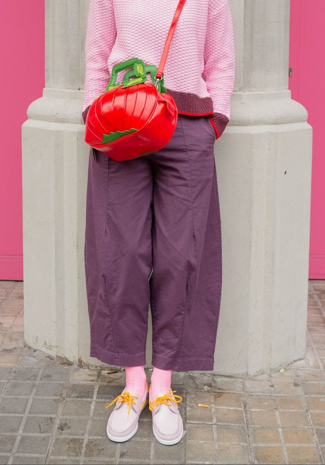 Eggplant Dado Trousers