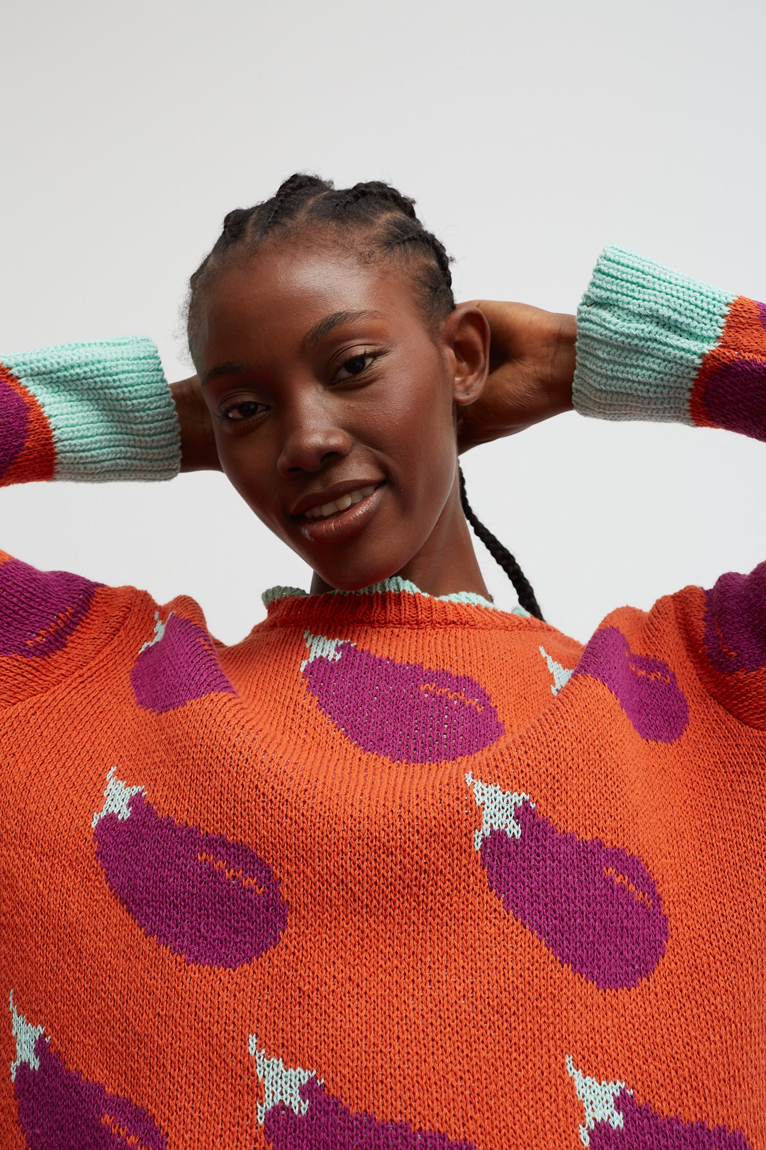 Maglia Melanzane Terracotta