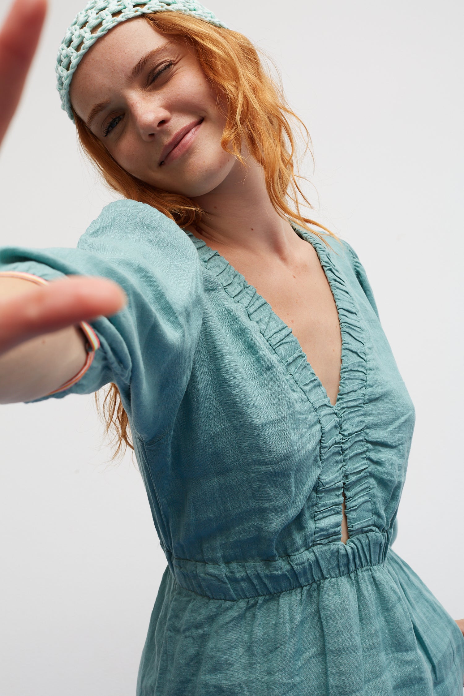 Grünes Joy-Kleid