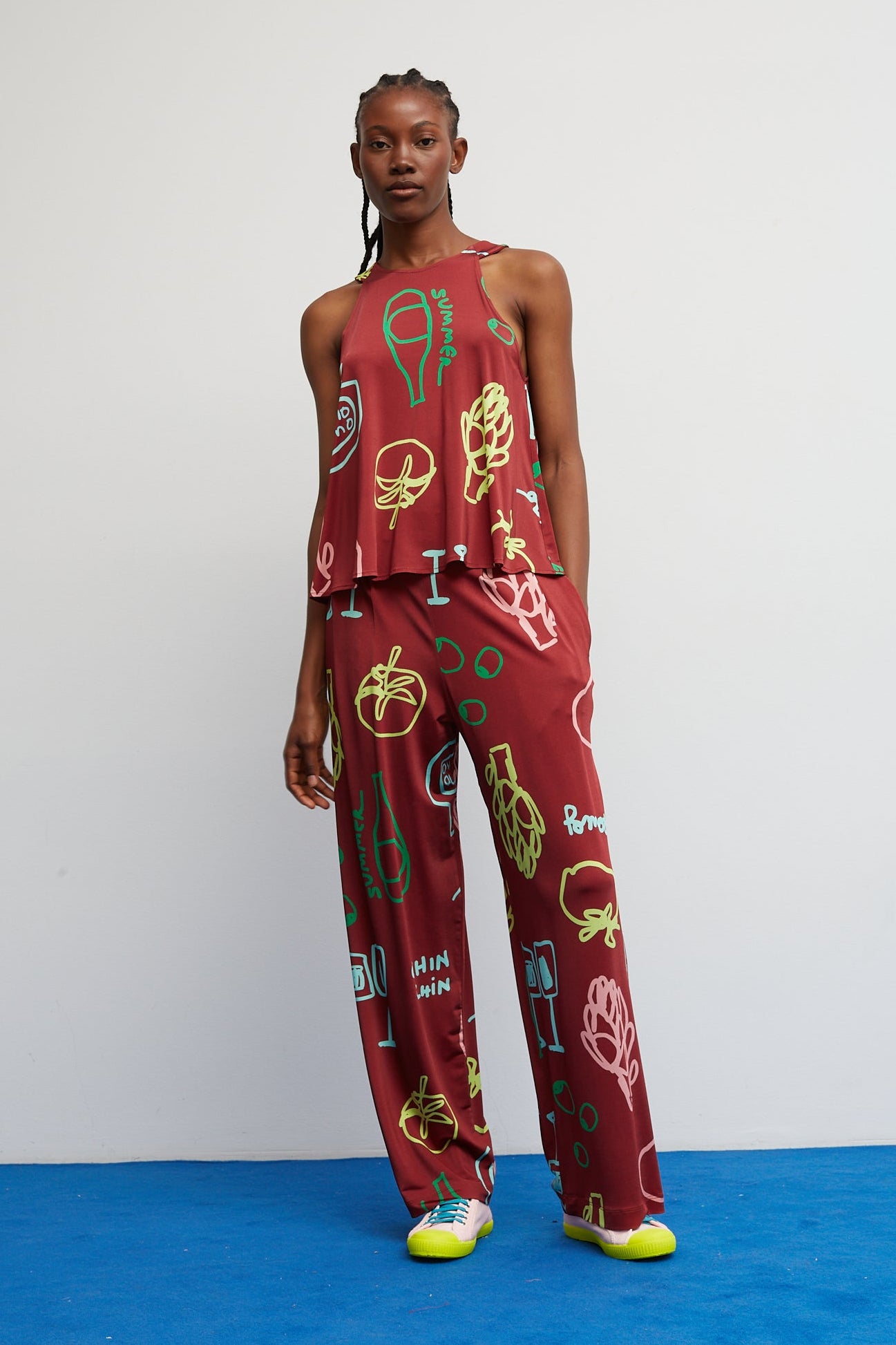 Sunset Hose Bordeaux