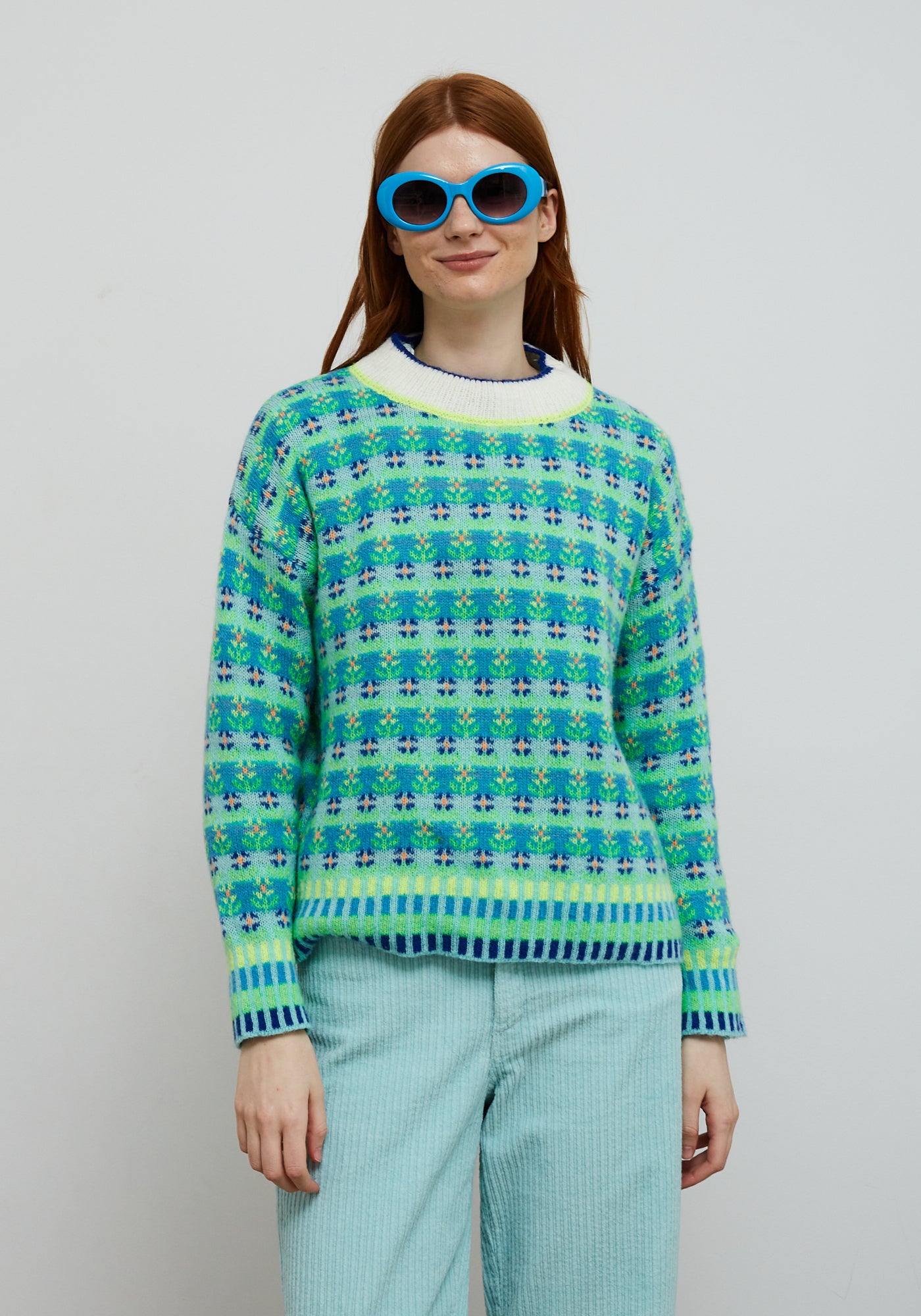 Sweater Blossom Blue