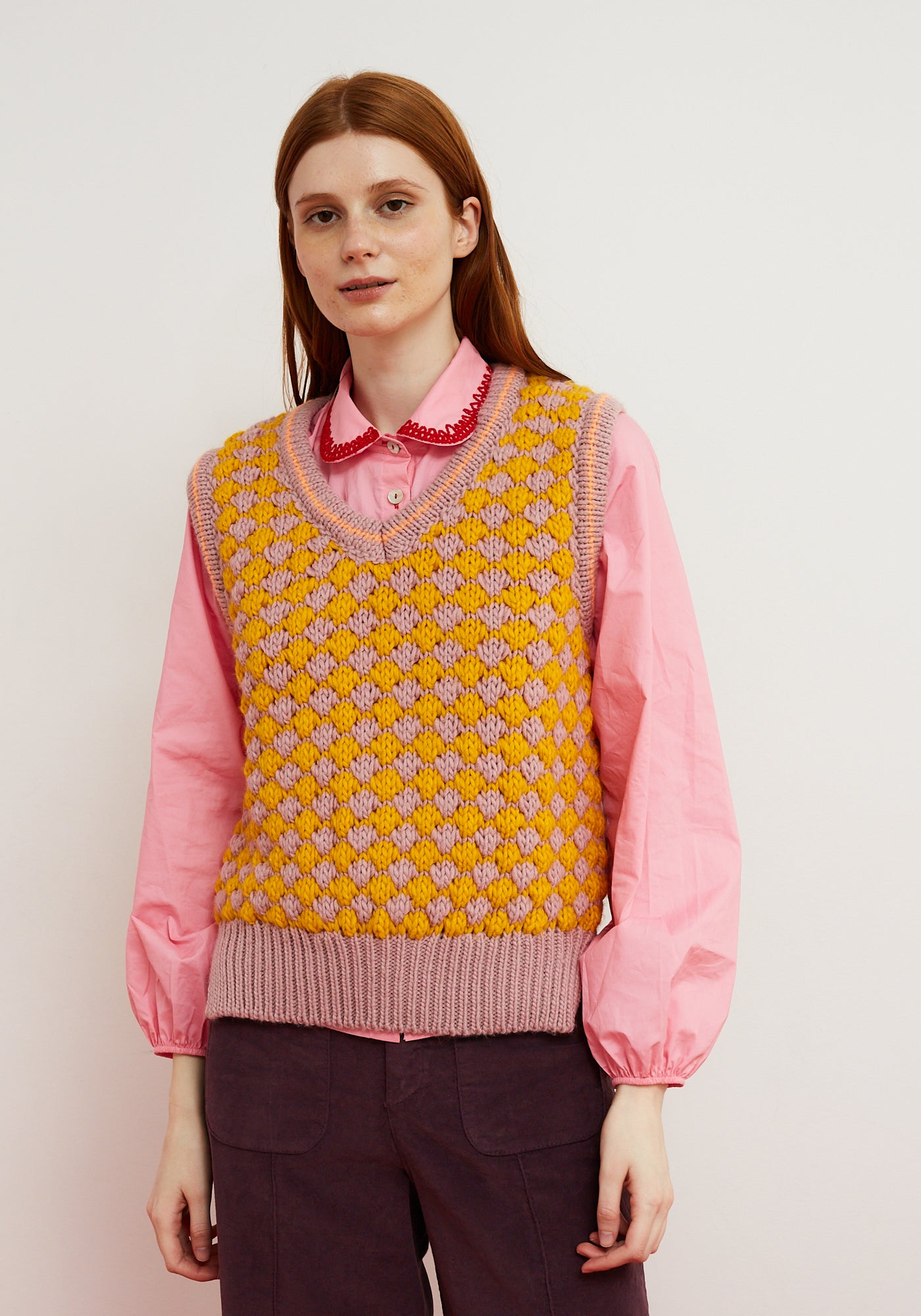 Gilet CrissCross Rose