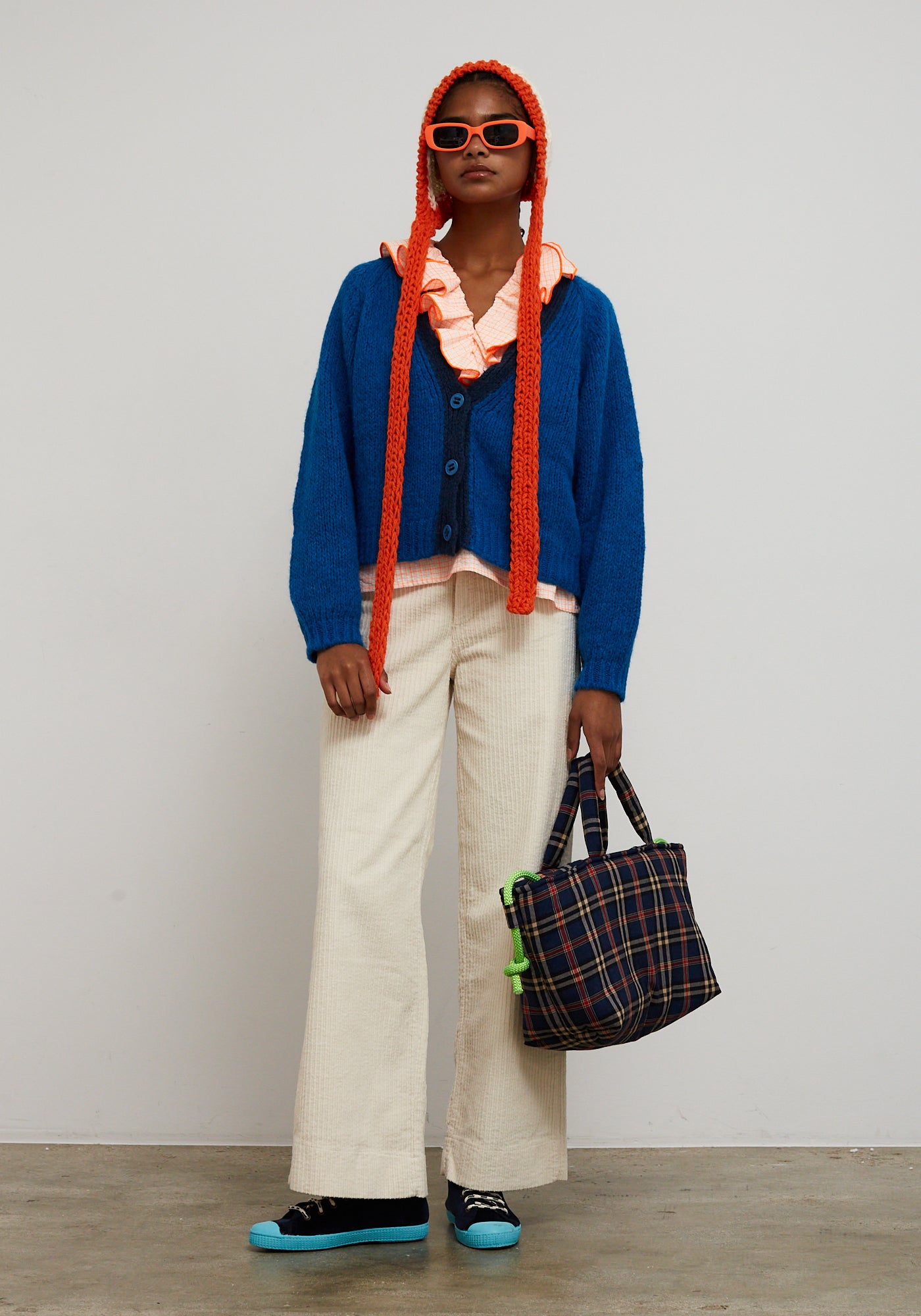Cardigan Cocoon Blau