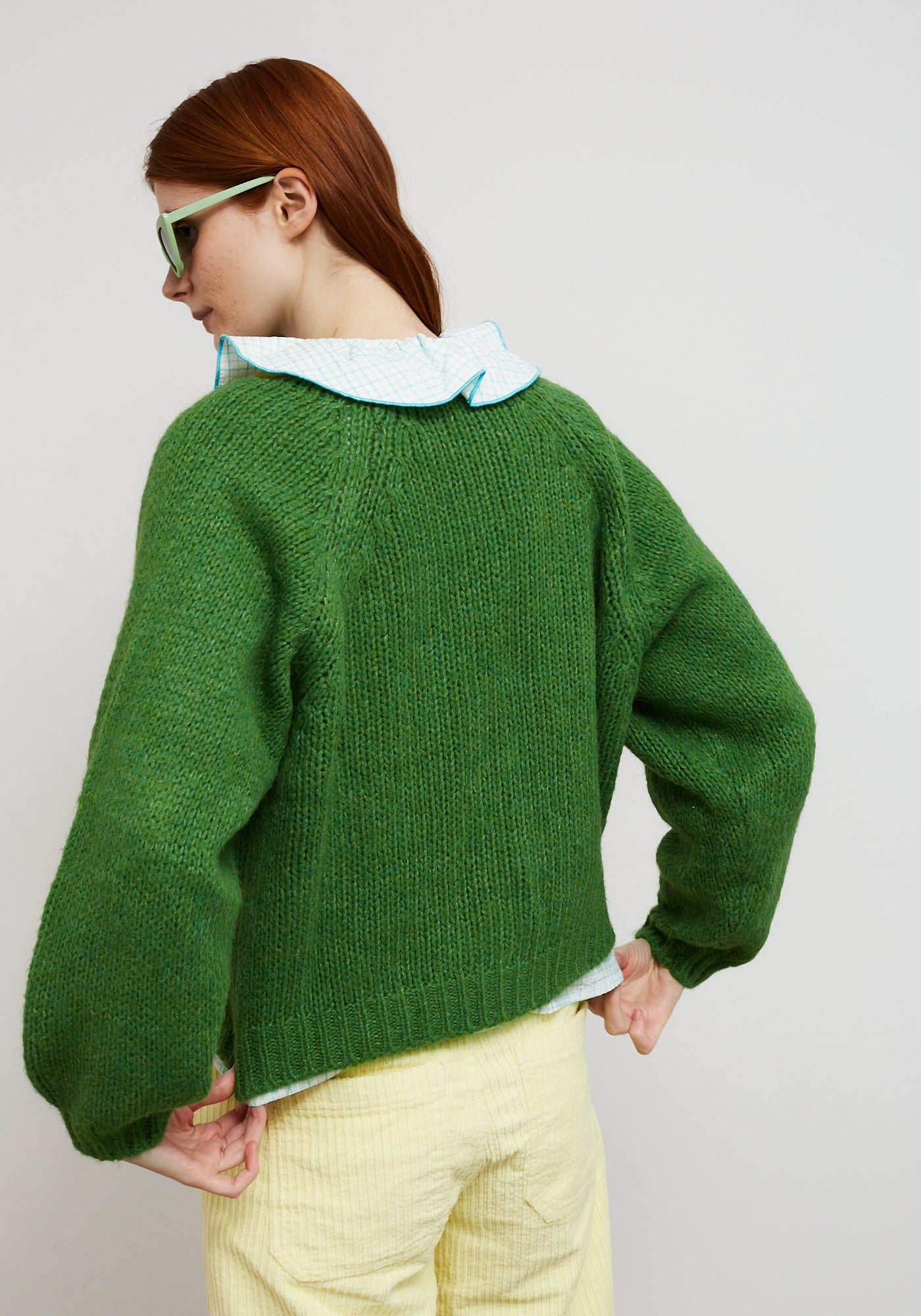 Cocoon Cardigan Grün