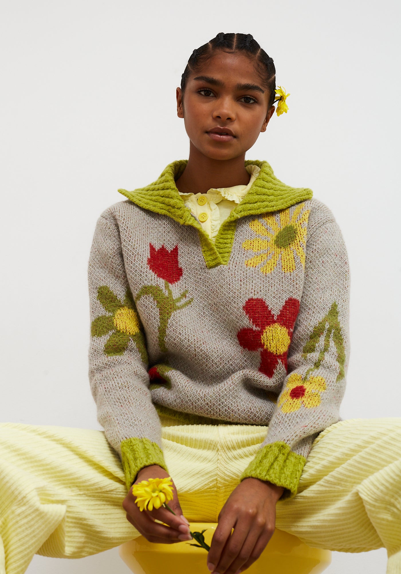 Jersey Daisy Grau
